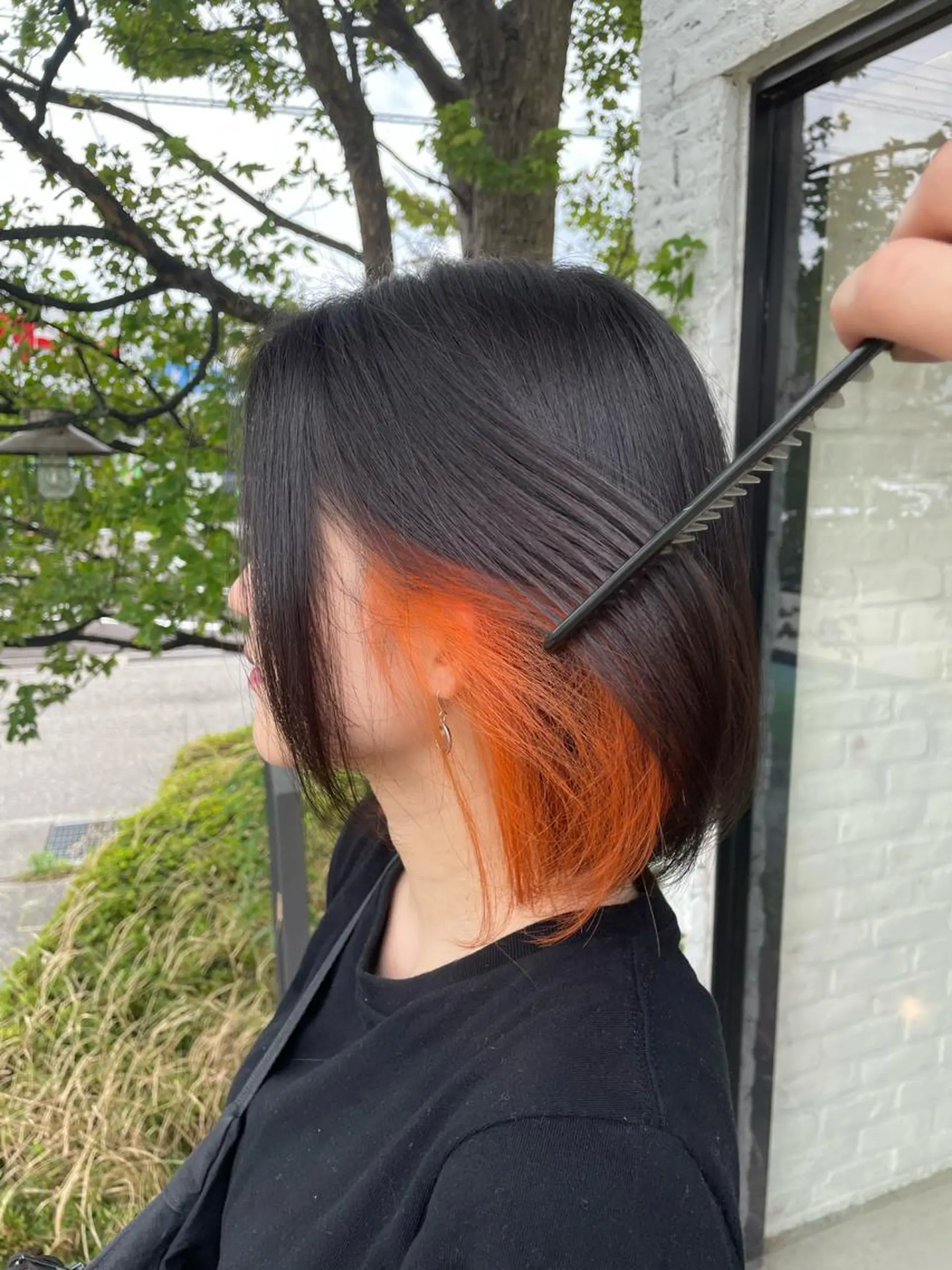 ミディアム テラダ ユウシンのヘアスタイル