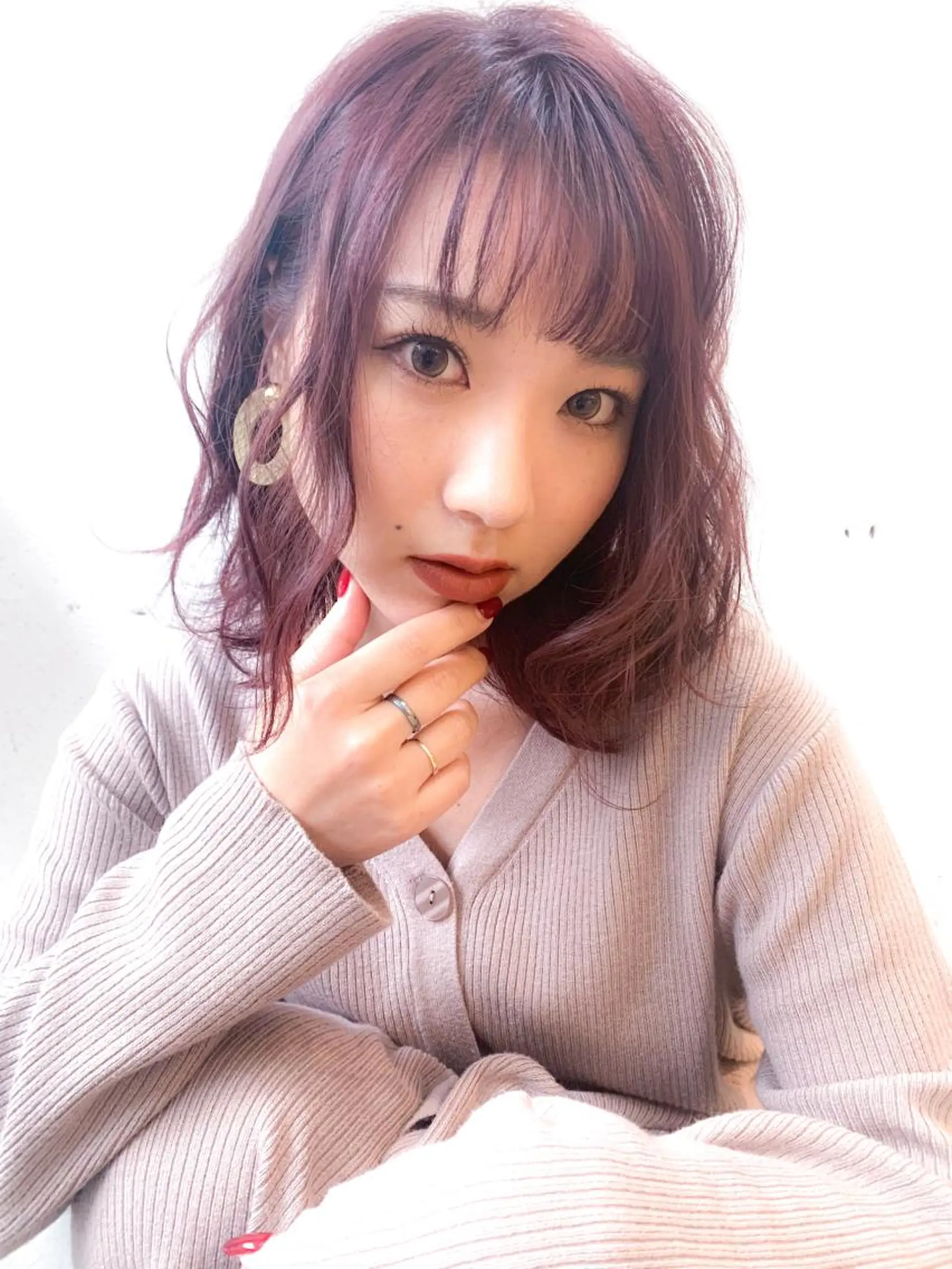 ミディアム ヘアカラー HAIR WORKS HELM所属・ショート✨ボブ✨代表 新田見美仁のヘアスタイル