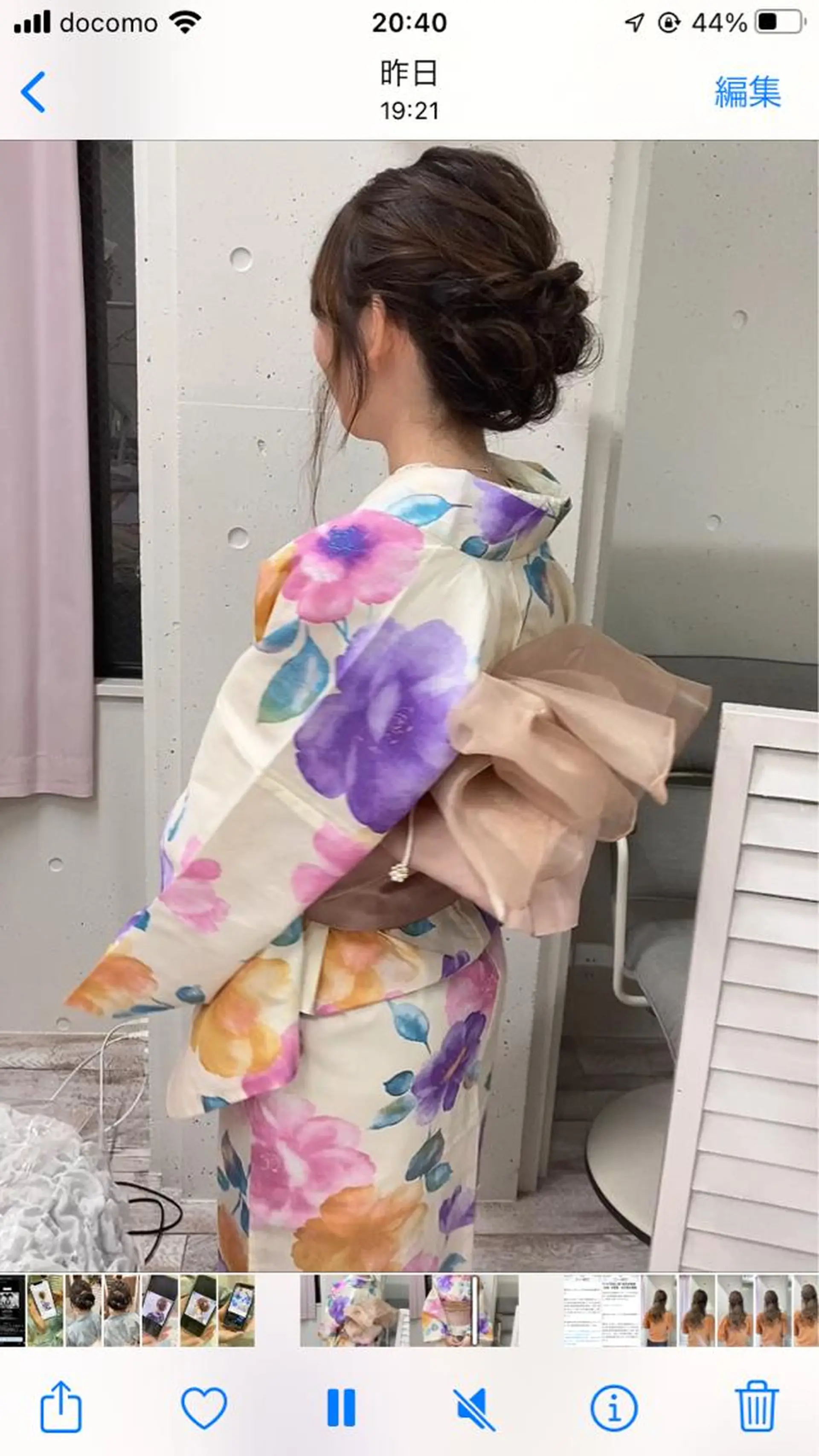 ヘアアレンジ 浴衣 ミルミー美容室所属・🦄💒💓齎藤 七海子🦄💒💓のマツエク・マツパデザイン
