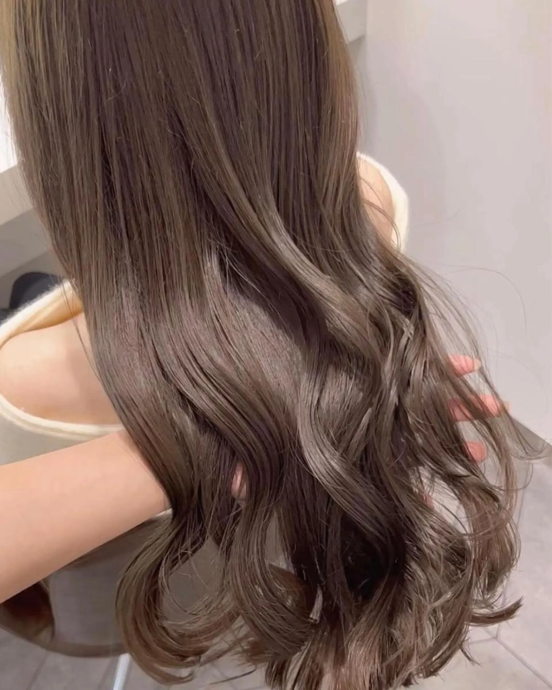 ロング カラー 透明感カラー COALL nex the salon所属・韓国風メンズカット/ ふうか　表参道のヘアスタイル