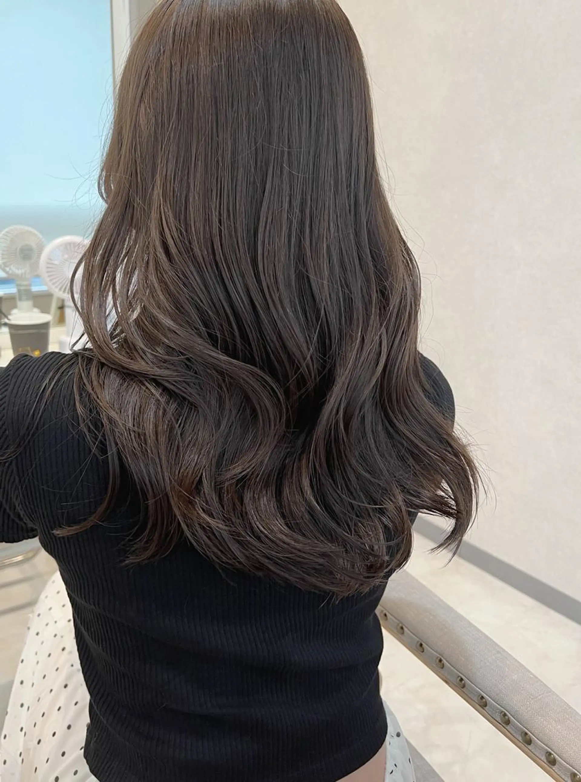 セミロング カラー ヘアカラー 似合わせカラー 梅田 ayanaのヘアスタイル