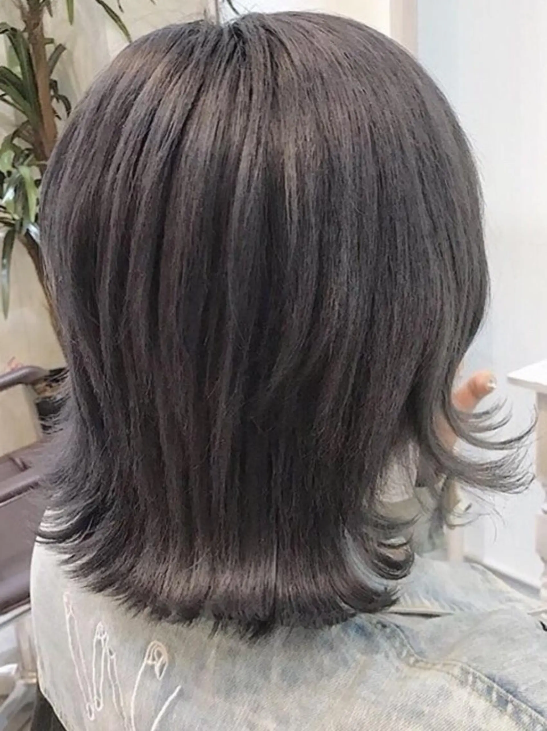 セミロング カラー ヘアアレンジ レミーエクステ大阪 Device梅田のヘアスタイル
