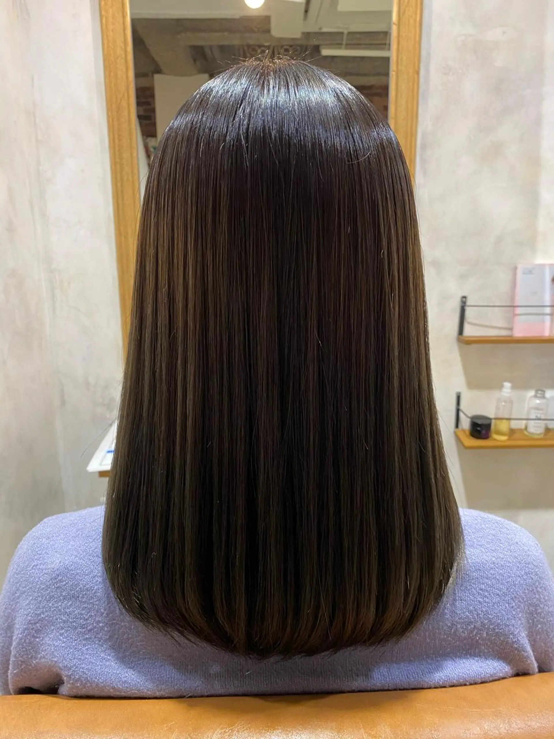 ミディアム カラー パーマ メンズ 縮毛矯正 安部 真輝のヘアスタイル