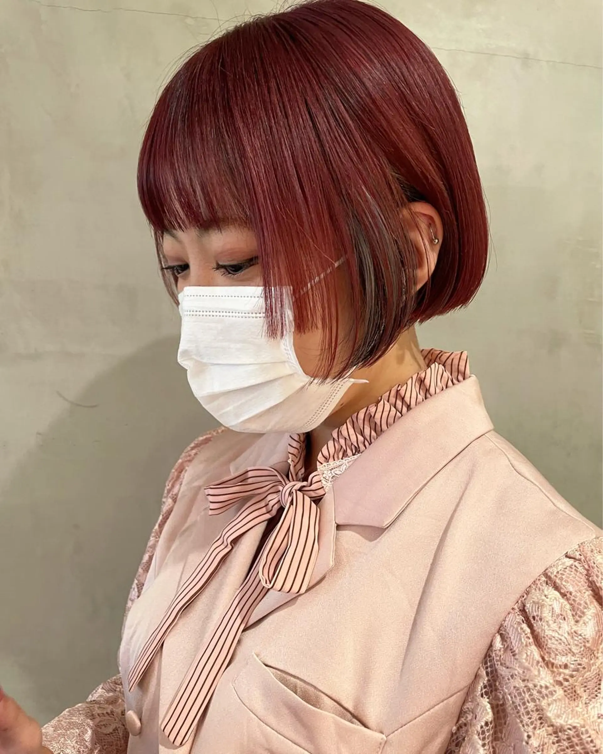 ショート カラー カット ヘアカラー トリートメント 優 作のヘアスタイル