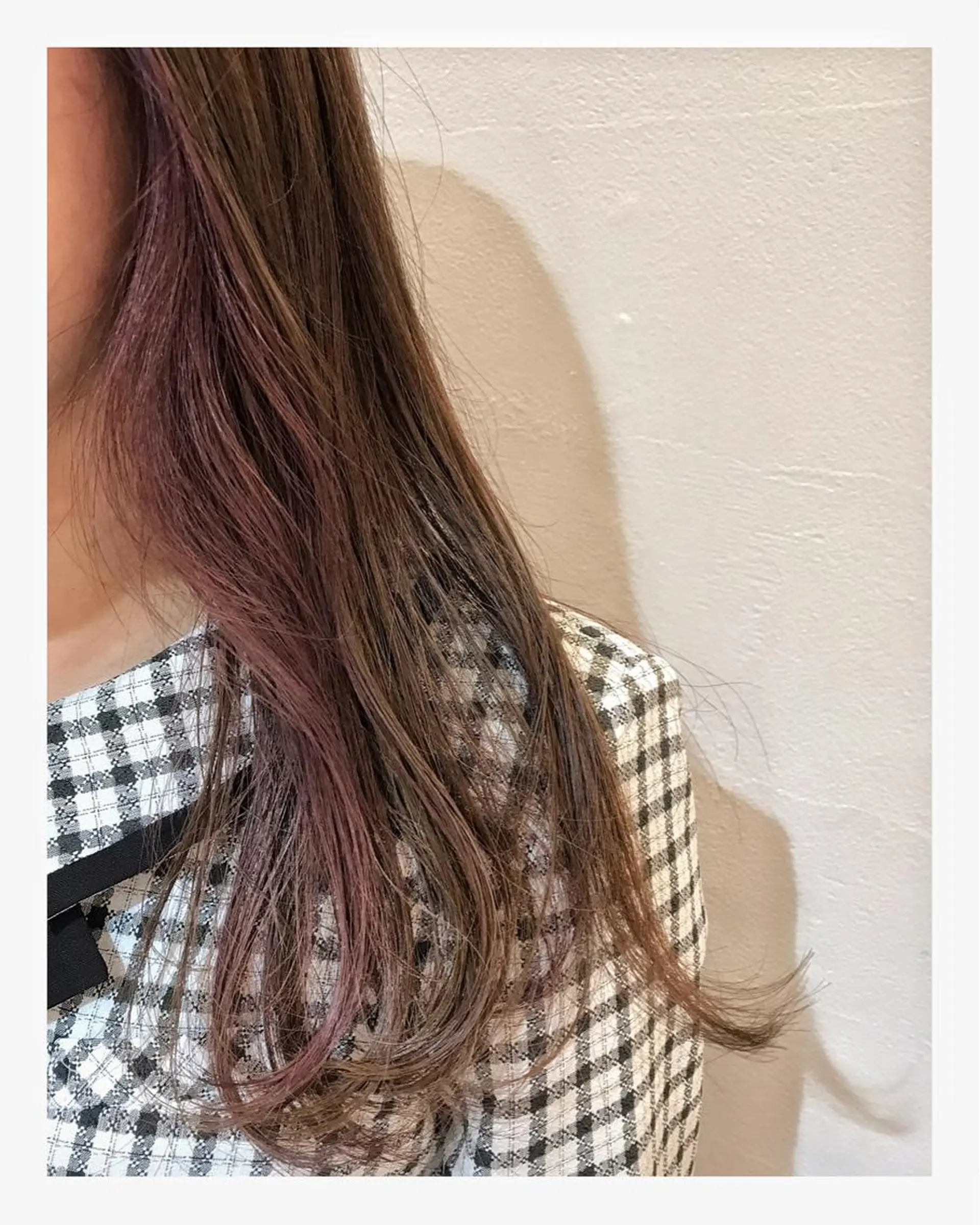 ロング アッシュ ヘアカラー 河田 海陽のヘアスタイル
