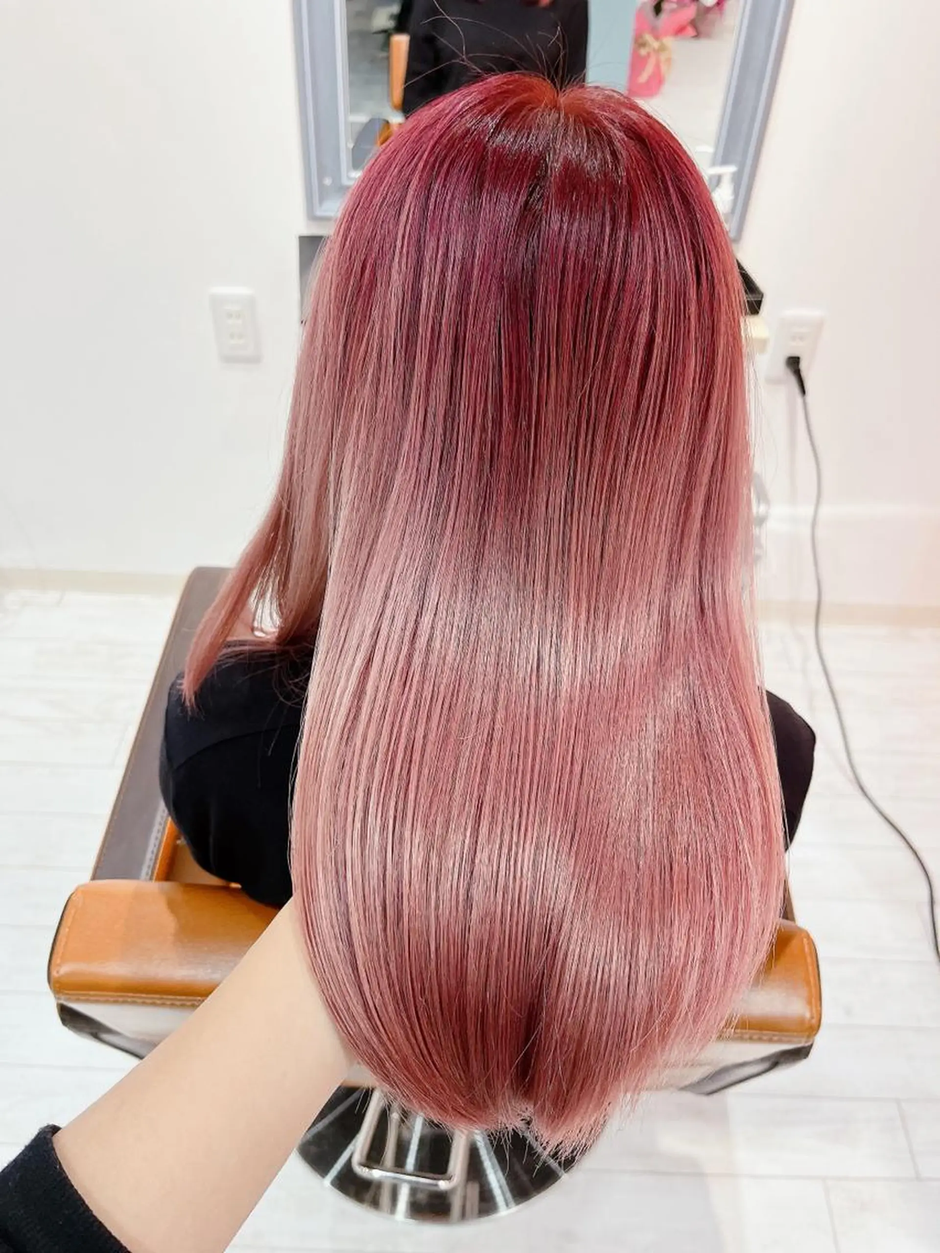 カラー ブリーチ グラデーションカラー ピンクカラー ✨️💎山口 真依💎✨️のヘアスタイル