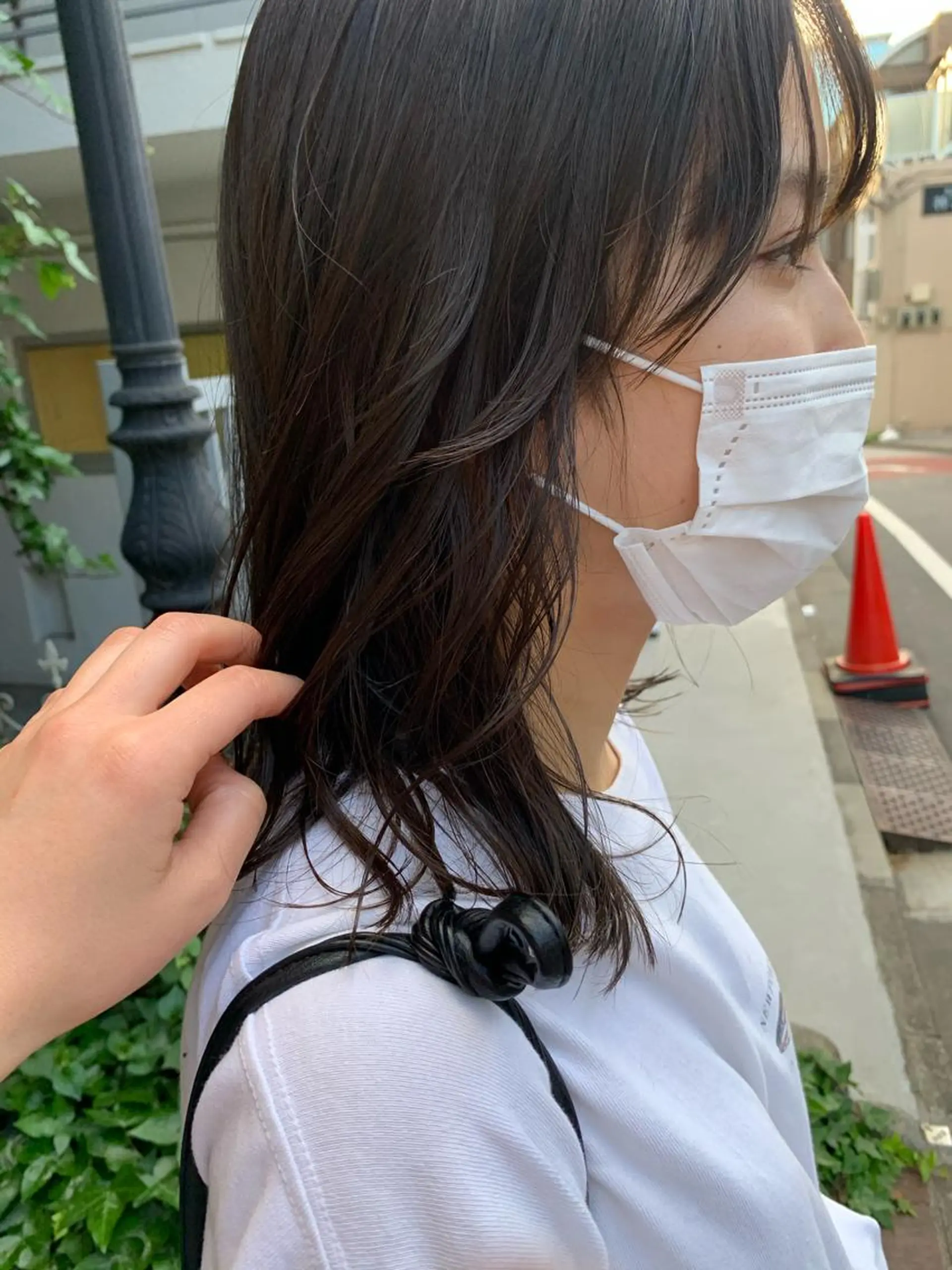 ミディアム カラー アッシュ アッシュグレー アッシュグレージュ グレージュ 韓国風ヘア 似合わせカラー🫶 小川千波のヘアスタイル