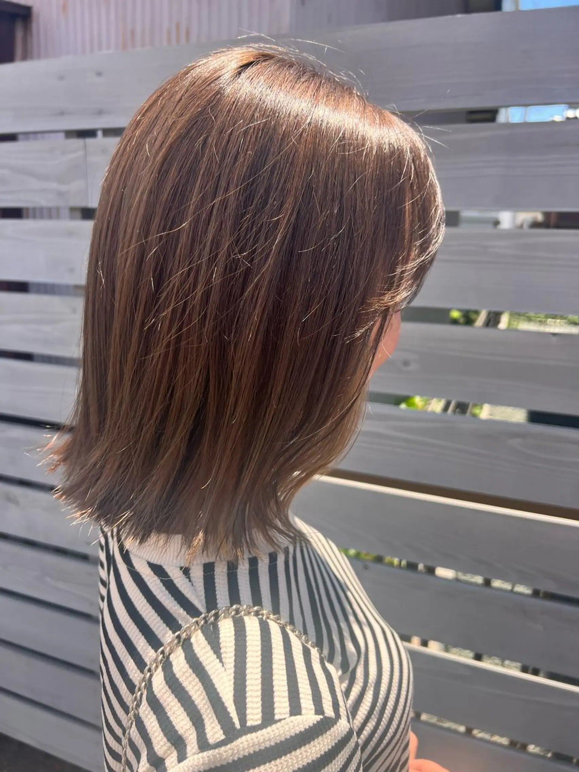 セミロング カラー れいな🌼 ボブ･艶カラー🌼のヘアスタイル
