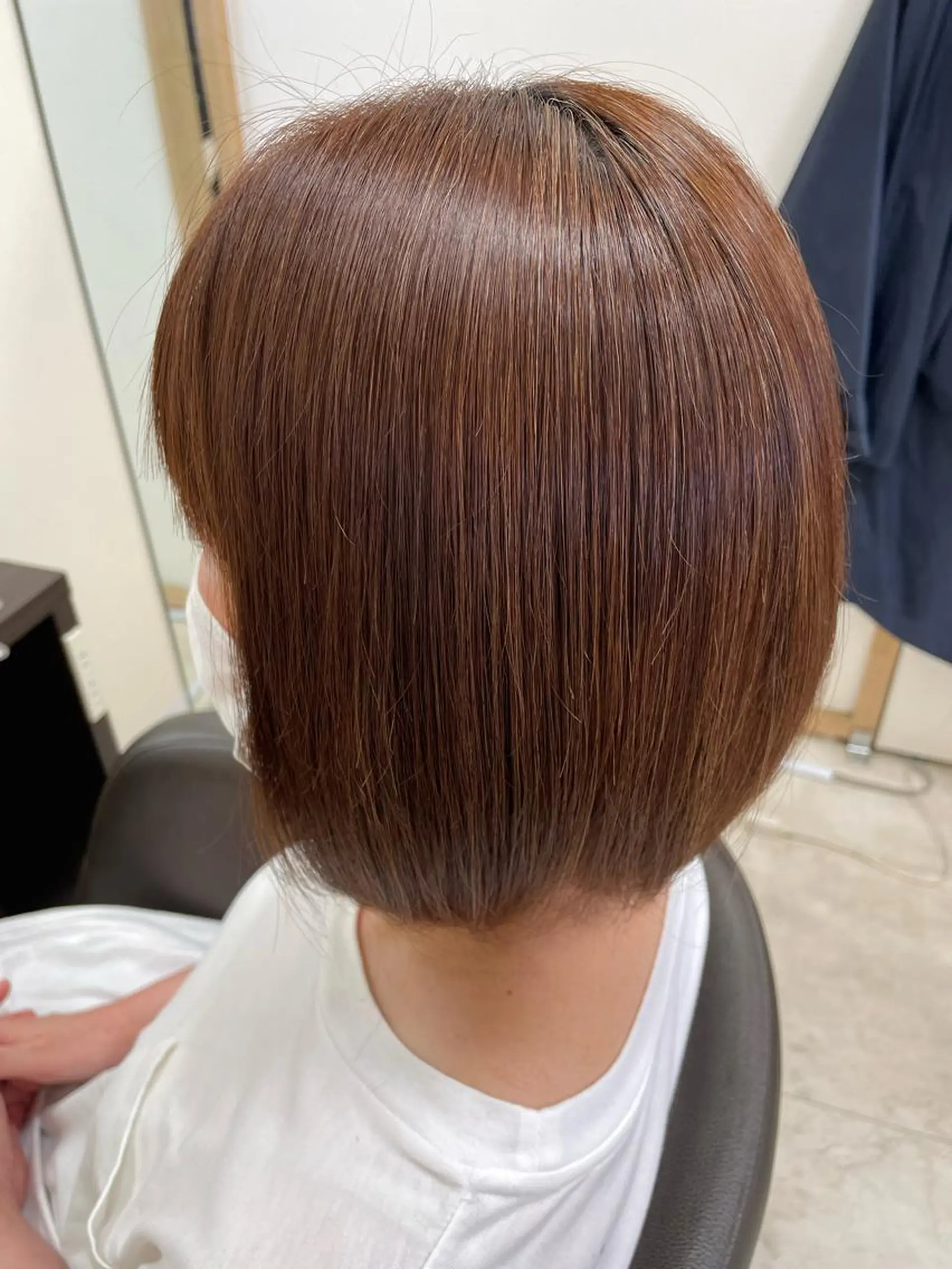 ショート 髪質改善 縮毛矯正 縮毛矯正 UNKNOWN所属・北野 凌悟のヘアスタイル