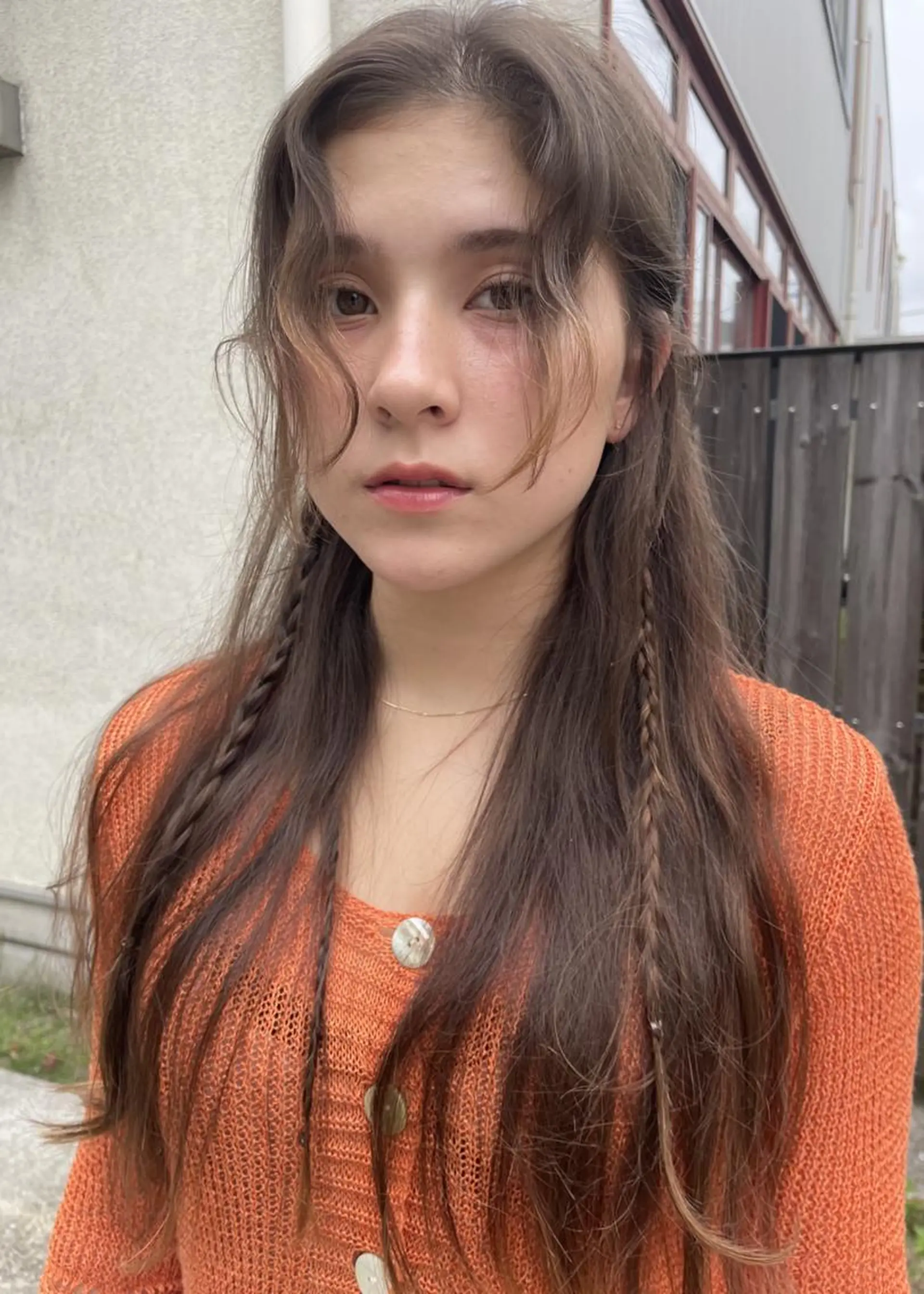 ミディアム カラー パーマ ショートボブ ミディアムパーマ アディクシーカラー ブリーチ ケアブリーチ ヘアカラー トリートメント CEINE OURのヘアスタイル