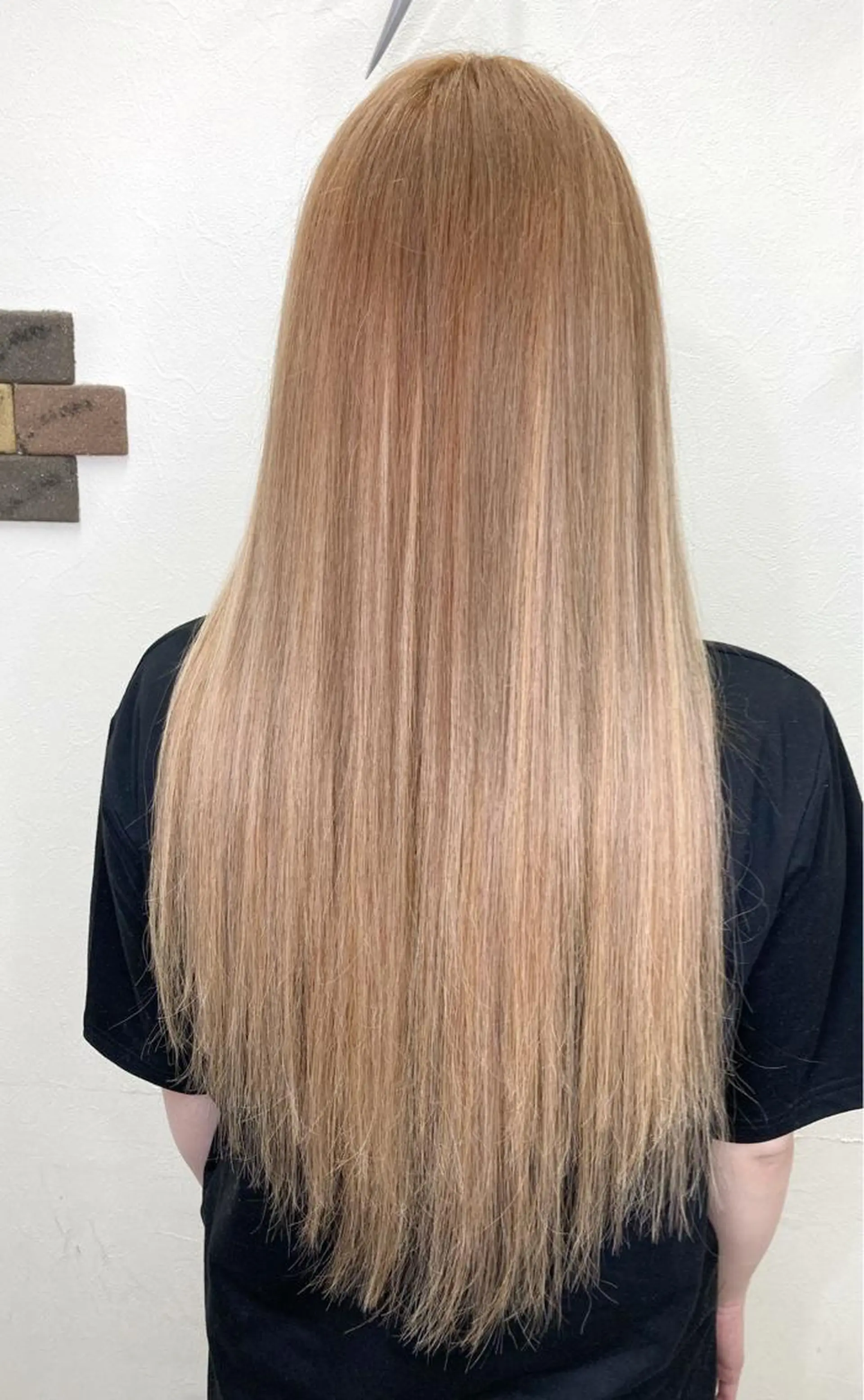 ロング カラー ベージュカラー ヘアカラー トリートメント エクステ KEISUKE/ 池袋✨エクステのヘアスタイル