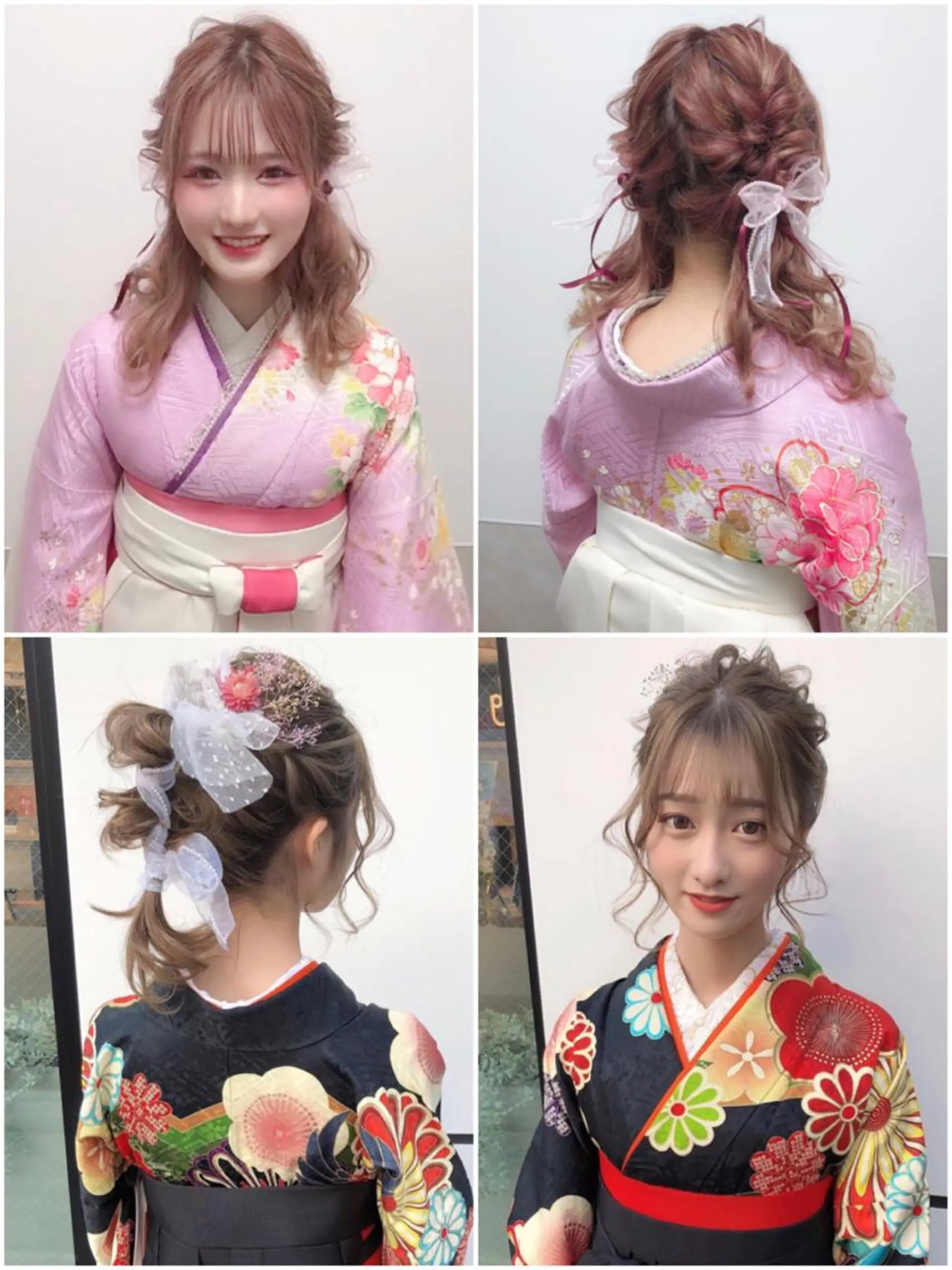 ロング カラー ヘアアレンジ 卒業式のヘアスタイル autre所属・大久保 ひでなりのヘアスタイル