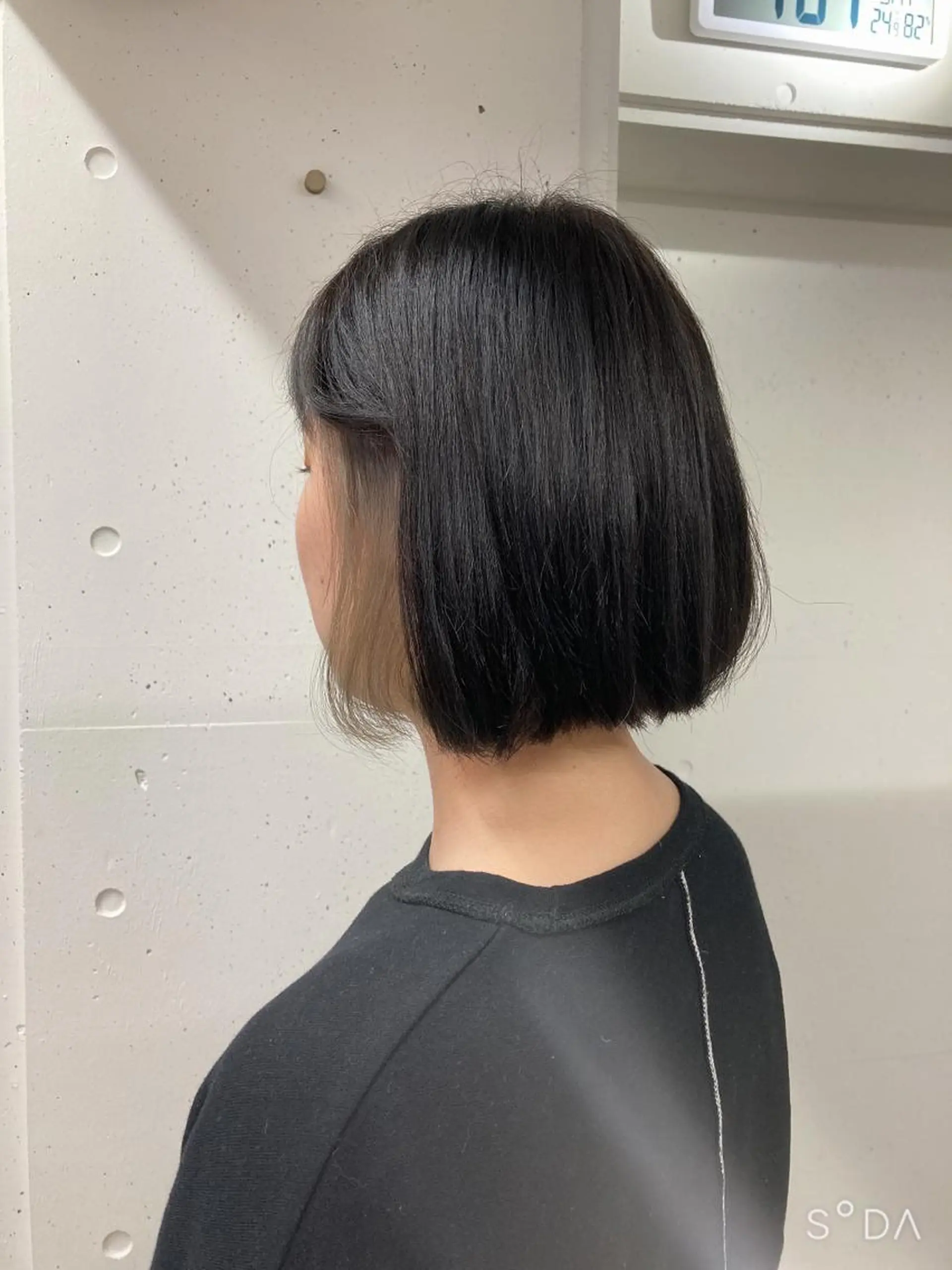 ショート カラー ベージュカラー イヤリングカラー カット ヘアカラー ミルミー美容室所属・🦄💒💓齎藤 七海子🦄💒💓のマツエク・マツパデザイン