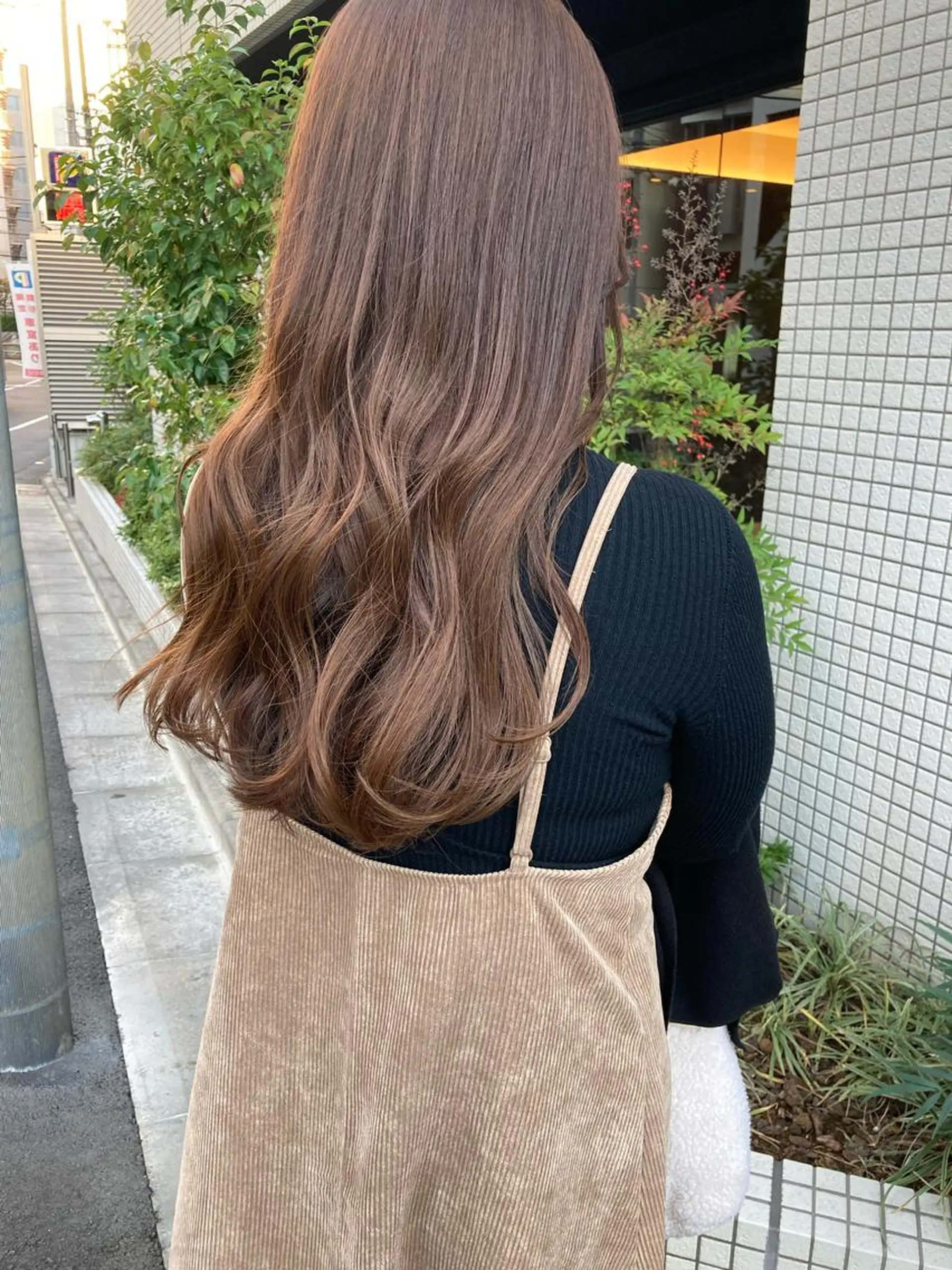 ロング カット ヘアカラー トリートメント ✨色持ちの良い艶 カラー✨蟹江真世のヘアスタイル