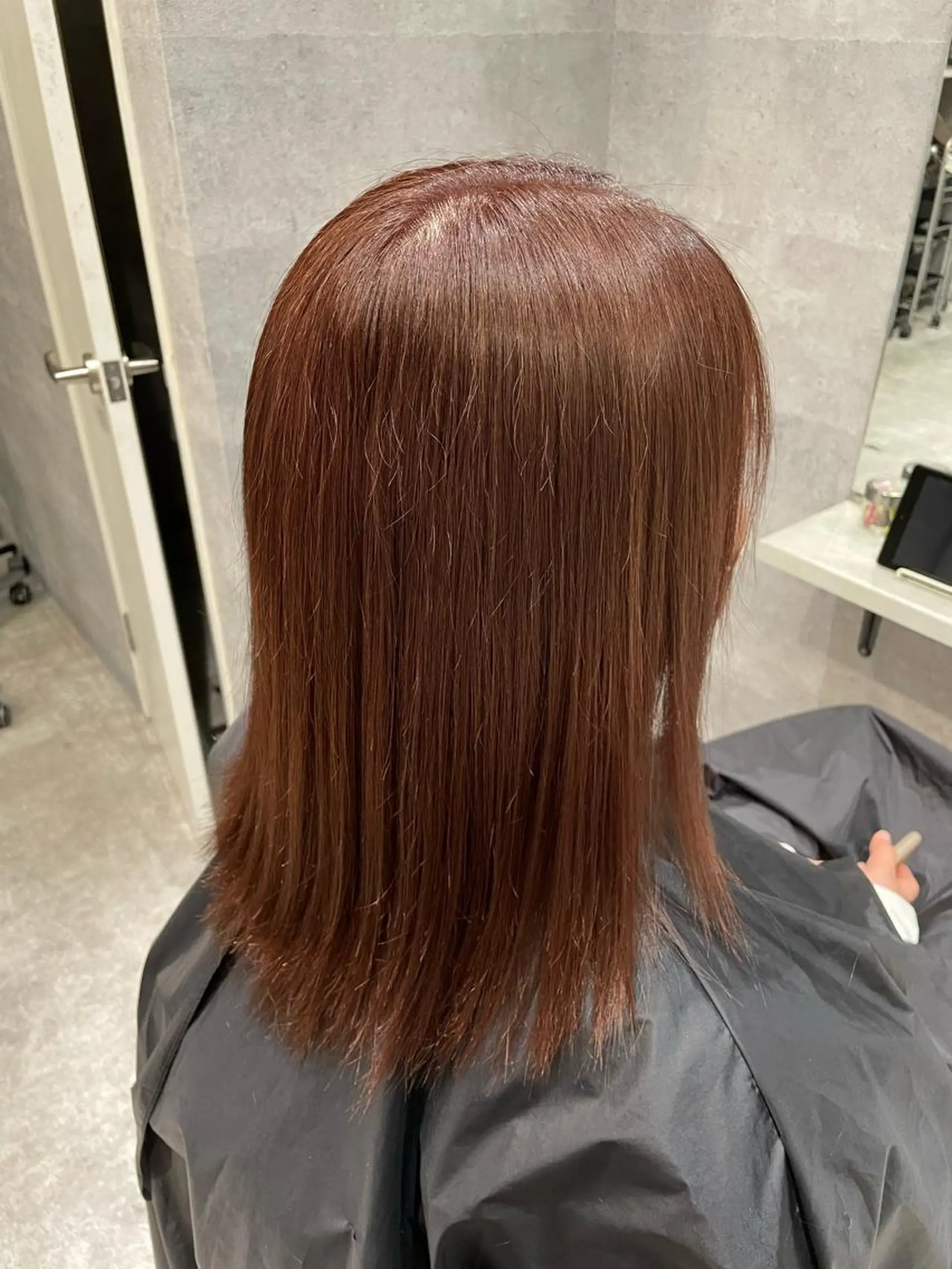 セミロング カラー saho .のヘアスタイル
