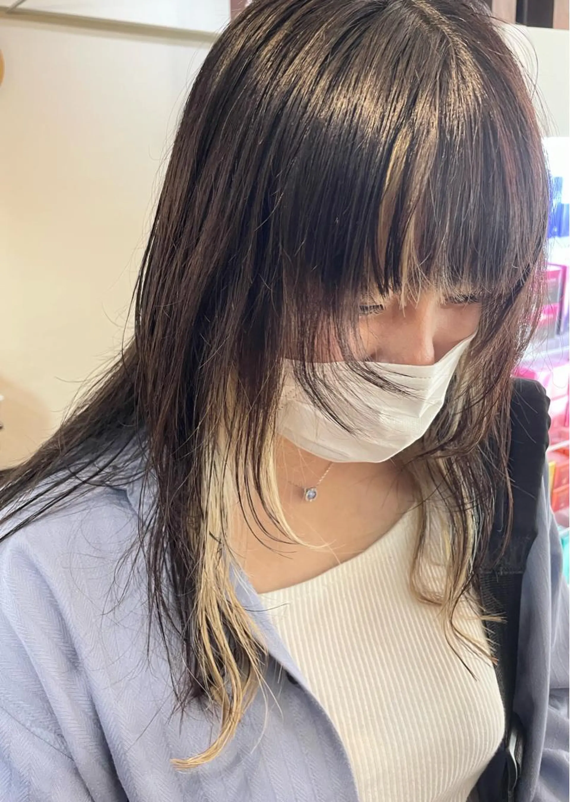 ロング ロング ウルフカット 中村 海波のヘアスタイル