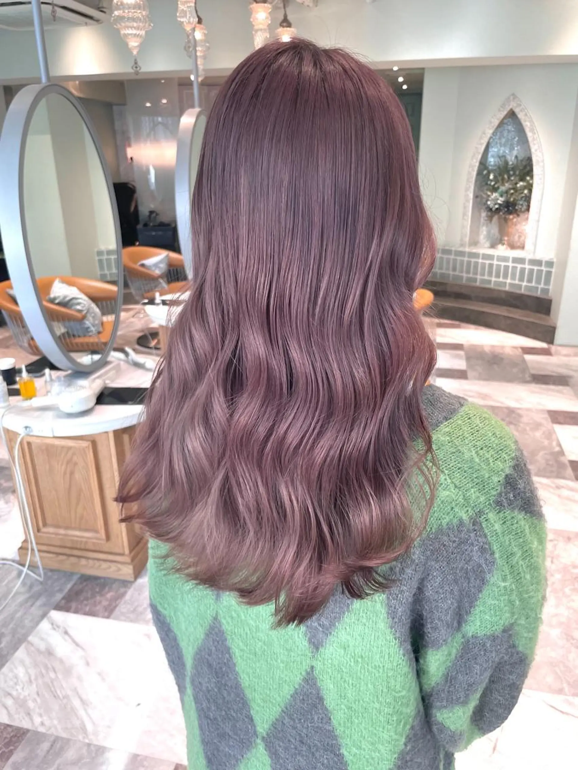 カラー ブリーチ カット ヘアカラー トリートメント 艶カラー/ボブ /似合わせ/田口愛那のヘアスタイル