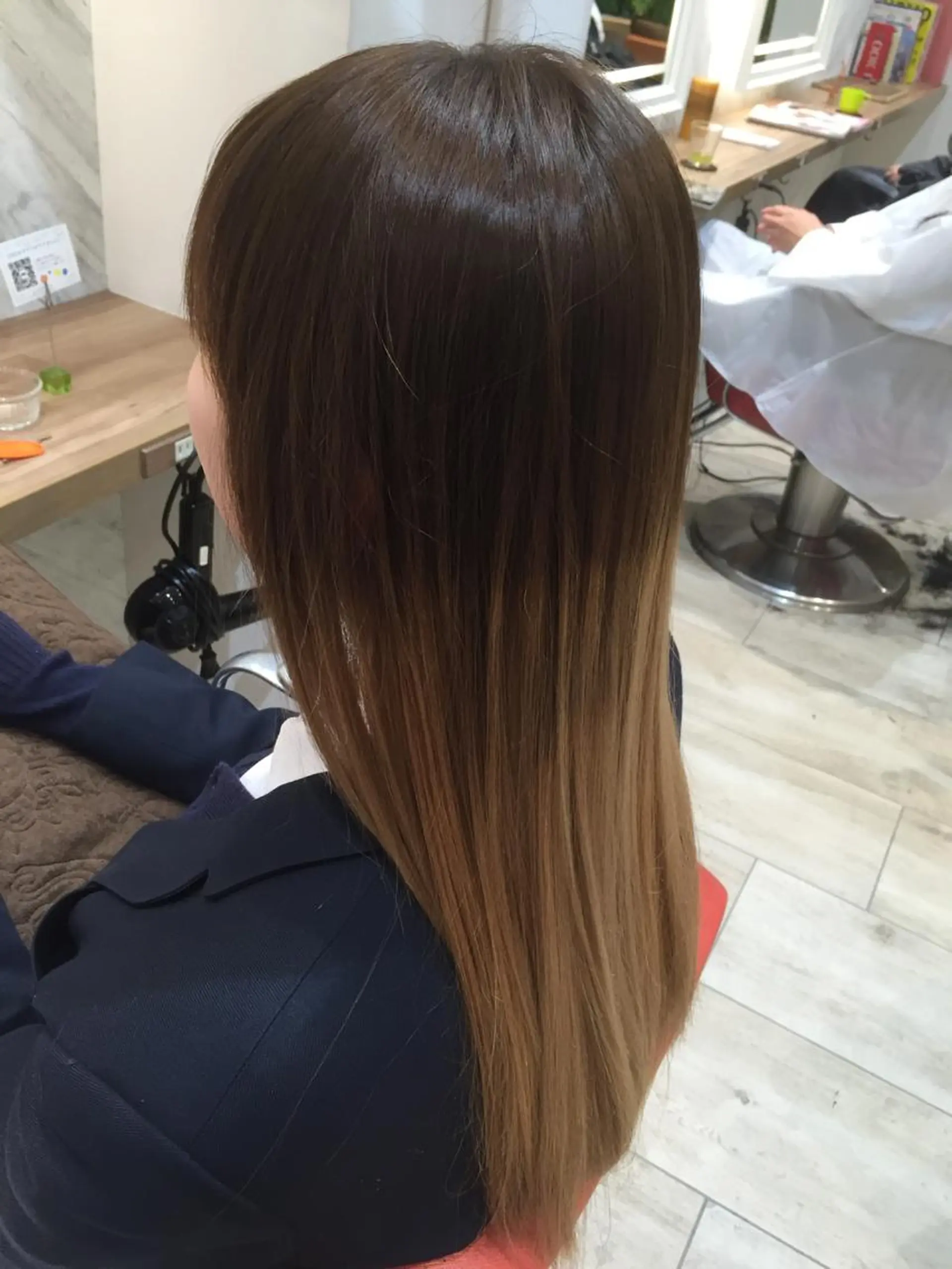 ロング カラー 吉岡 三四朗のヘアスタイル