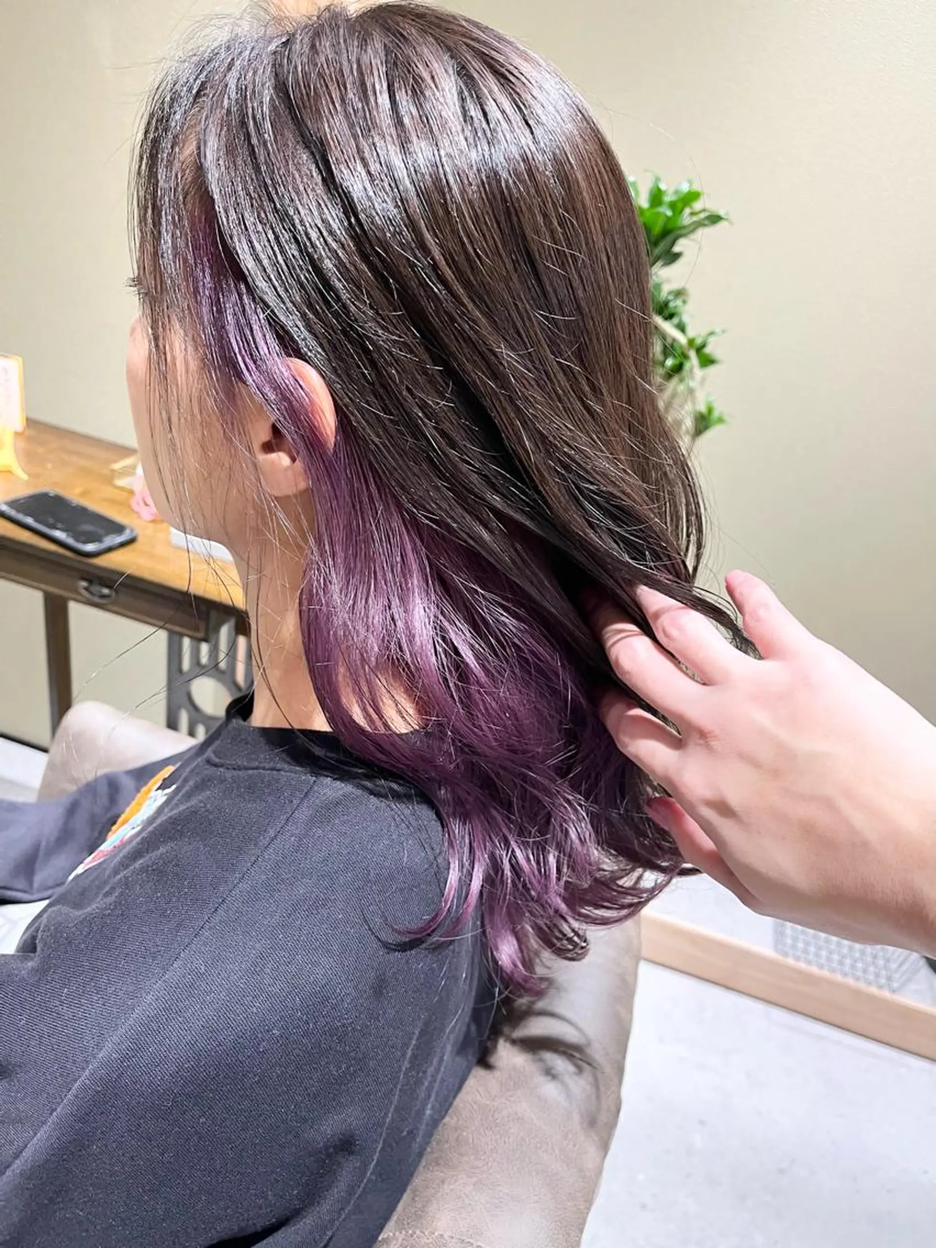 ミディアム ヘアカラー トリートメント 新宿/ 田口雄大のヘアスタイル