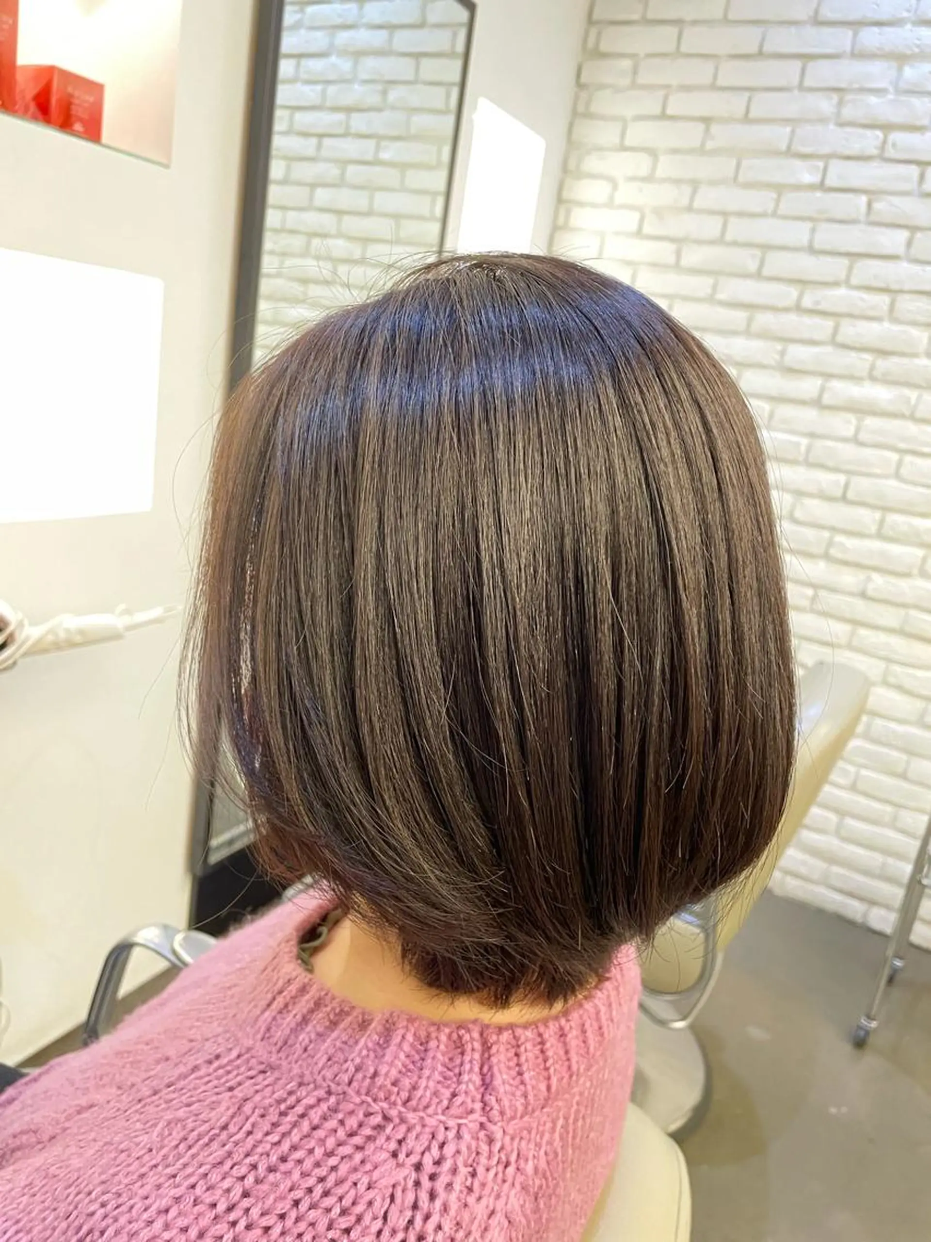 ショート 🍑まき/カット /髪質改善カラー🍑のヘアスタイル