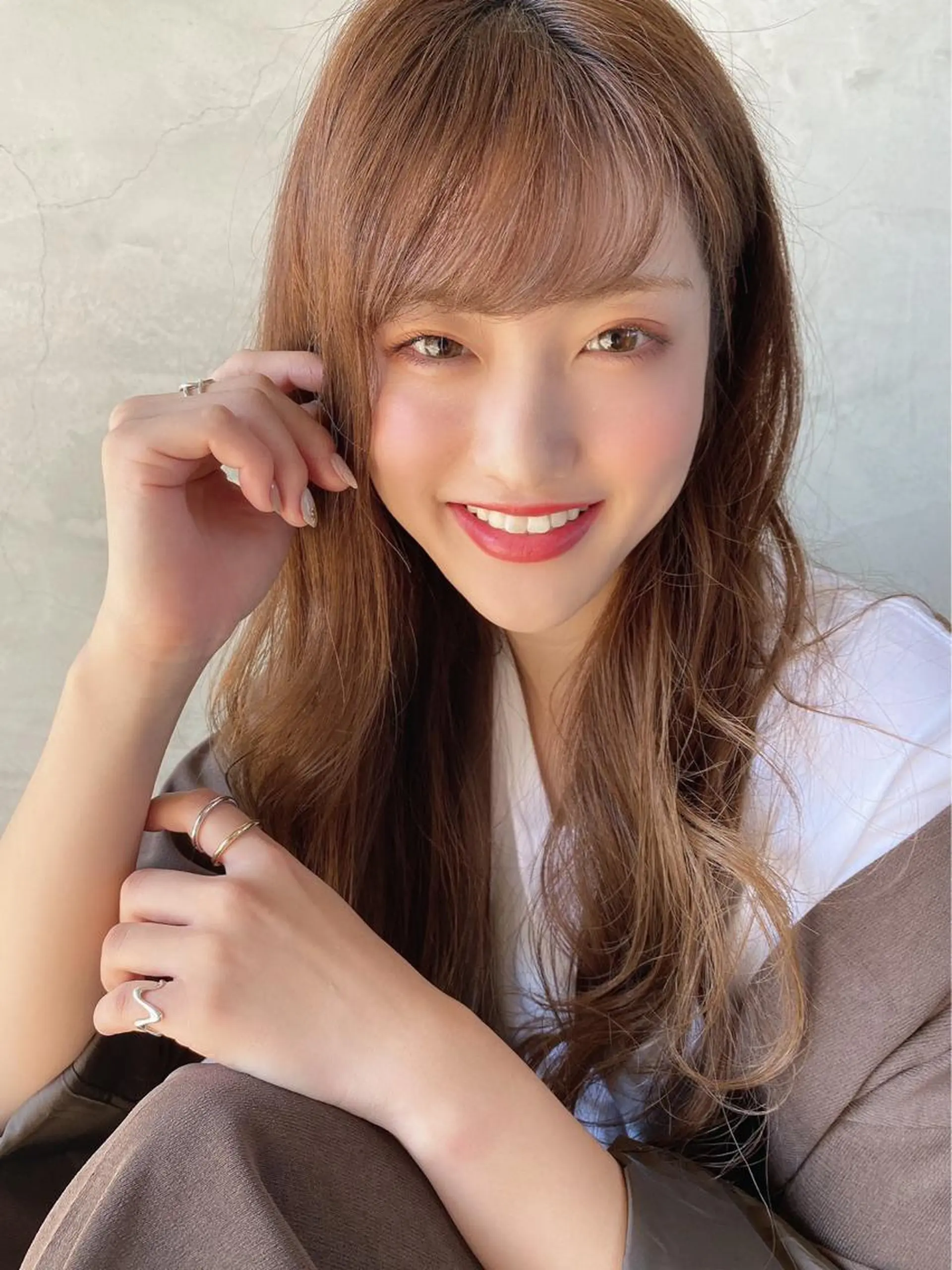 ロング 尾崎 優也のヘアスタイル