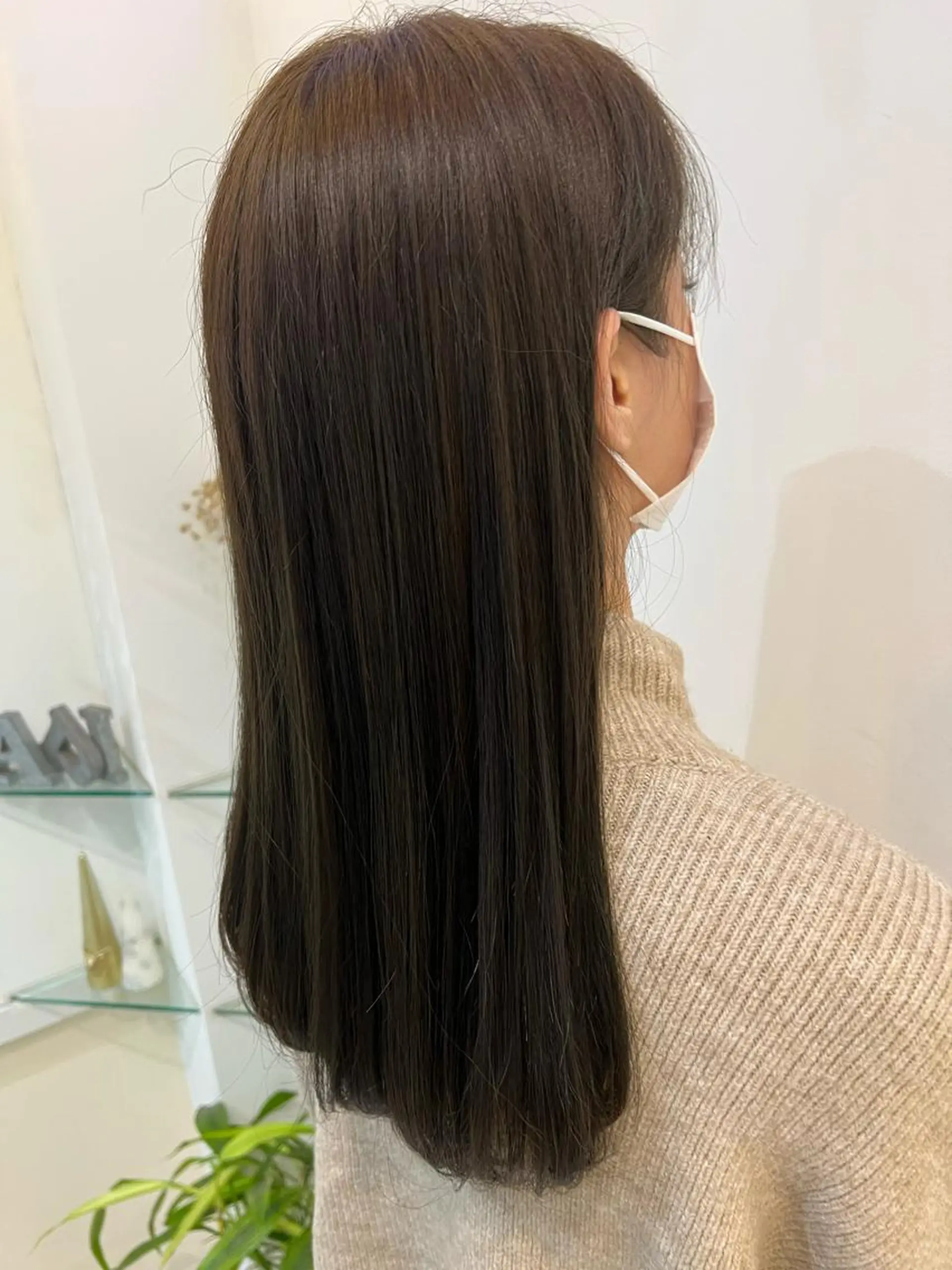 カラー ブリーチしない暖色 カラー🥀杉 優菜のヘアスタイル