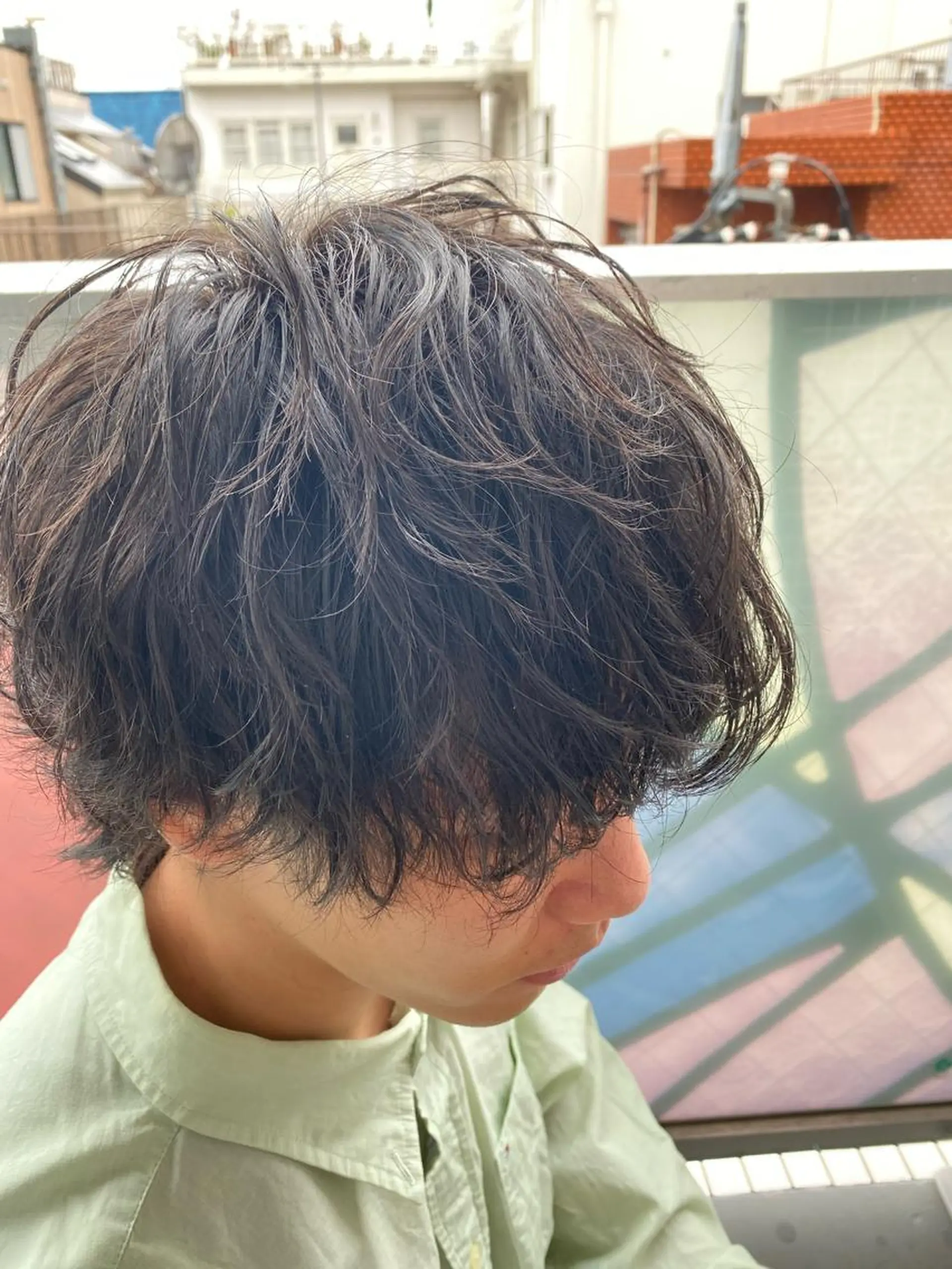 パーマ メンズ メンズパーマ カット パーマ みつけ／メンズカット メンズパーマ🦔のヘアスタイル