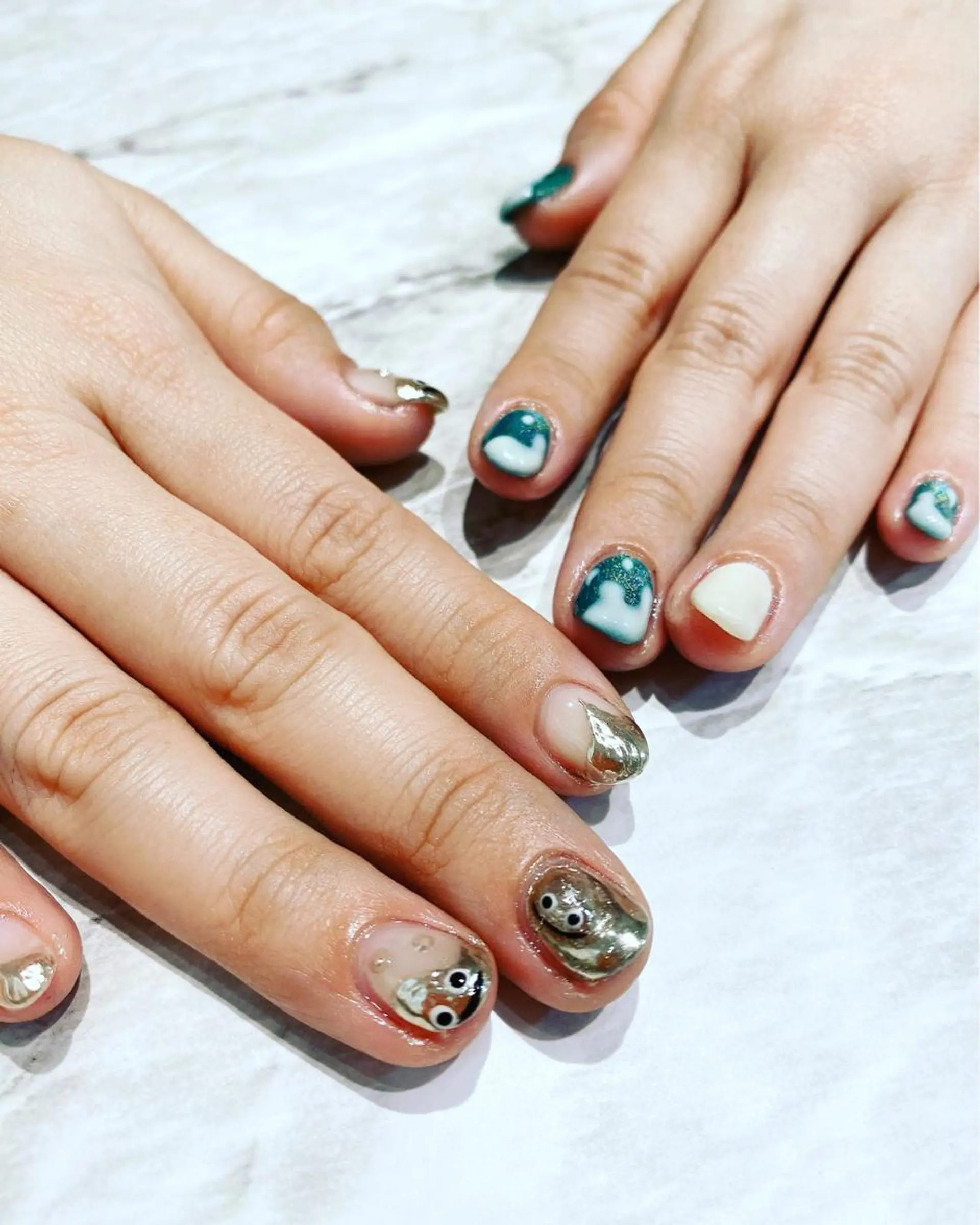 ネイル ハンドネイル フットネイル ハンドケア nail salon  AlgeTy所属・✴︎:.｡. MAKI.｡.:✴︎のネイルデザイン