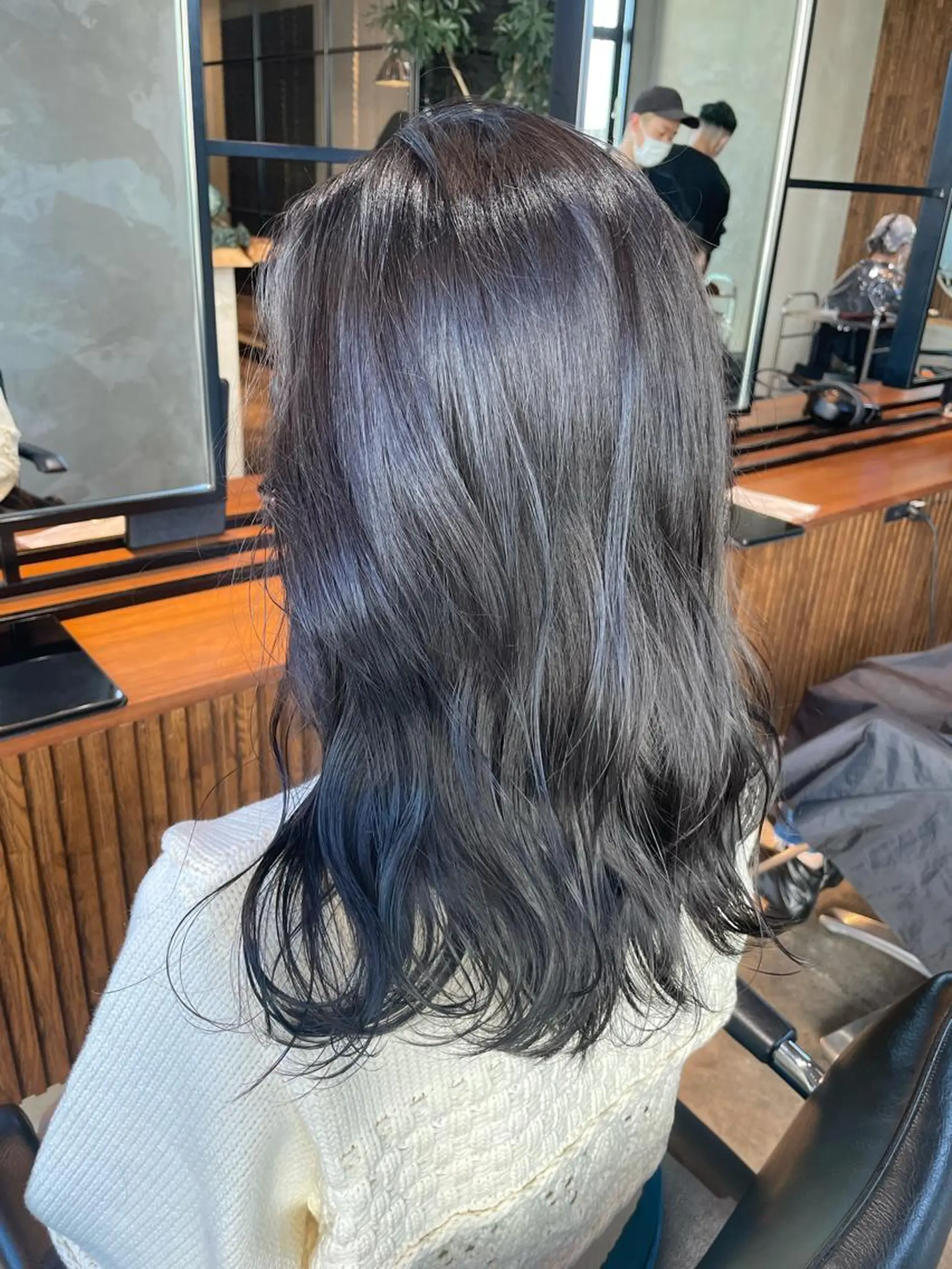 セミロング ヘアアレンジ カット ヘアカラー トリートメント HAVANA MIZUKIのヘアスタイル