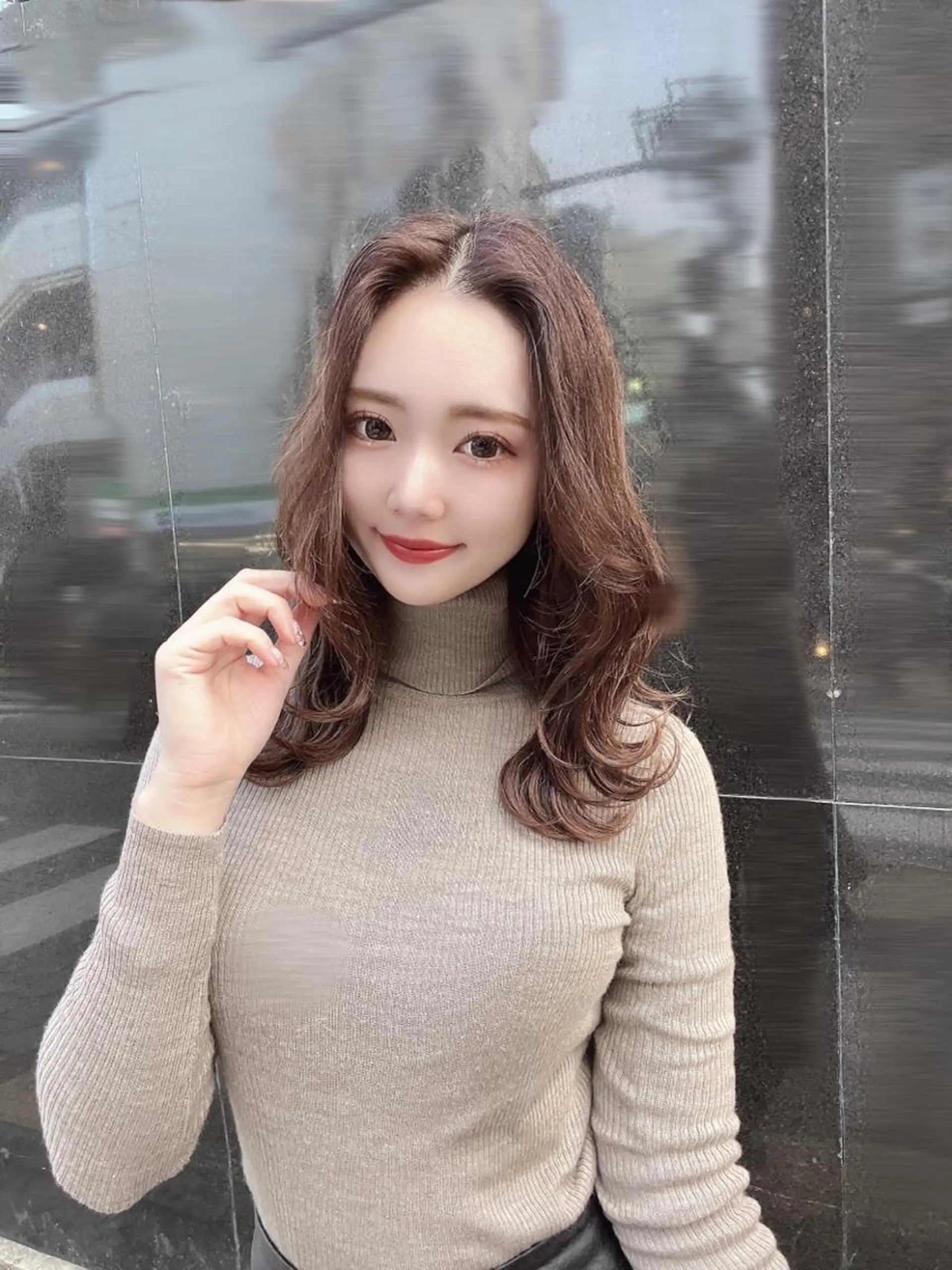 ロング ヘアカラー トリートメント #韓国ハイトーン💓 TOWAのヘアスタイル