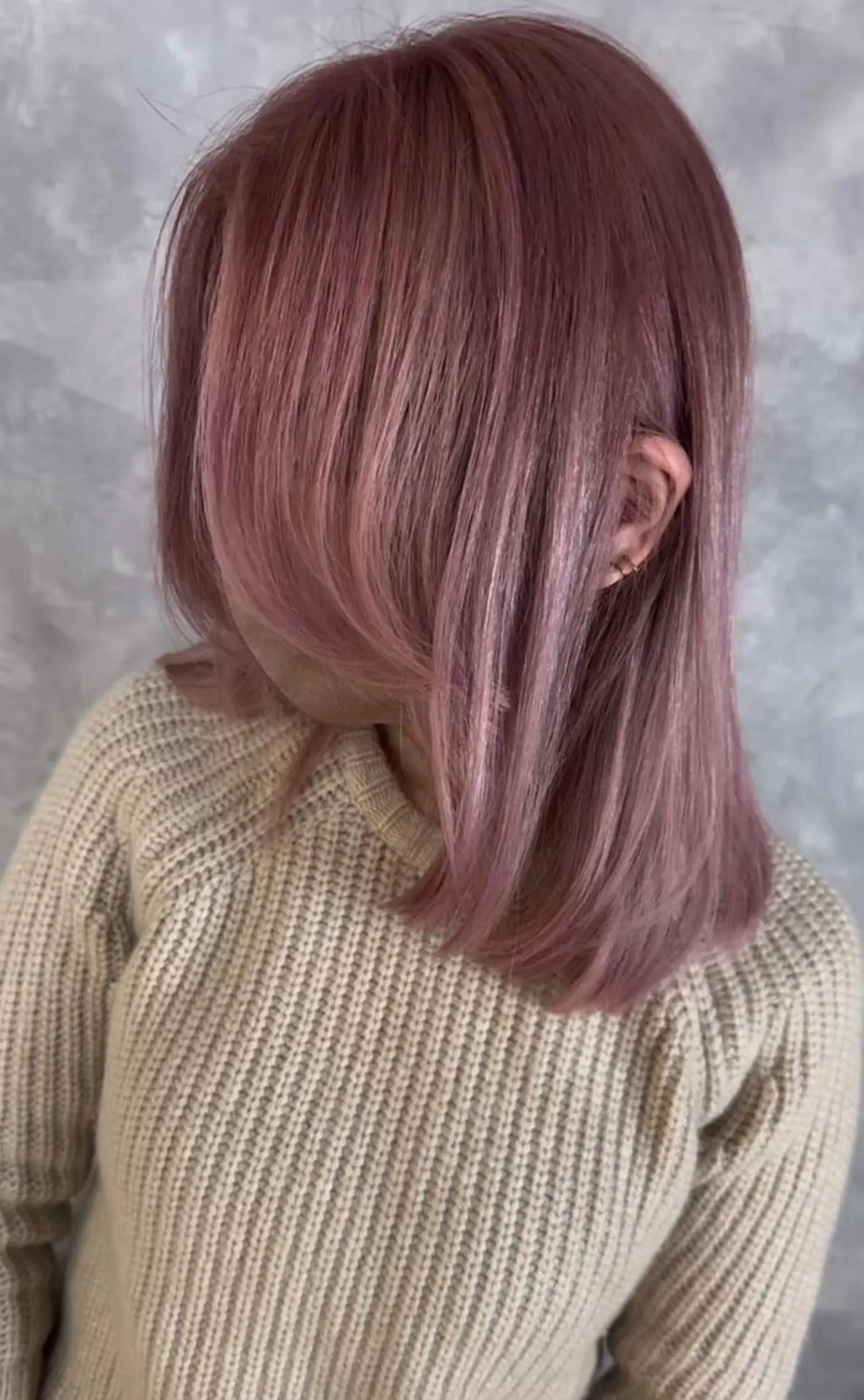 セミロング 韓国風カラー 髪質改善 韓国風ヘア 縮毛矯正 カット ヘアカラー トリートメント ❣️ハイトーン❣️ BLUE&Co.のヘアスタイル