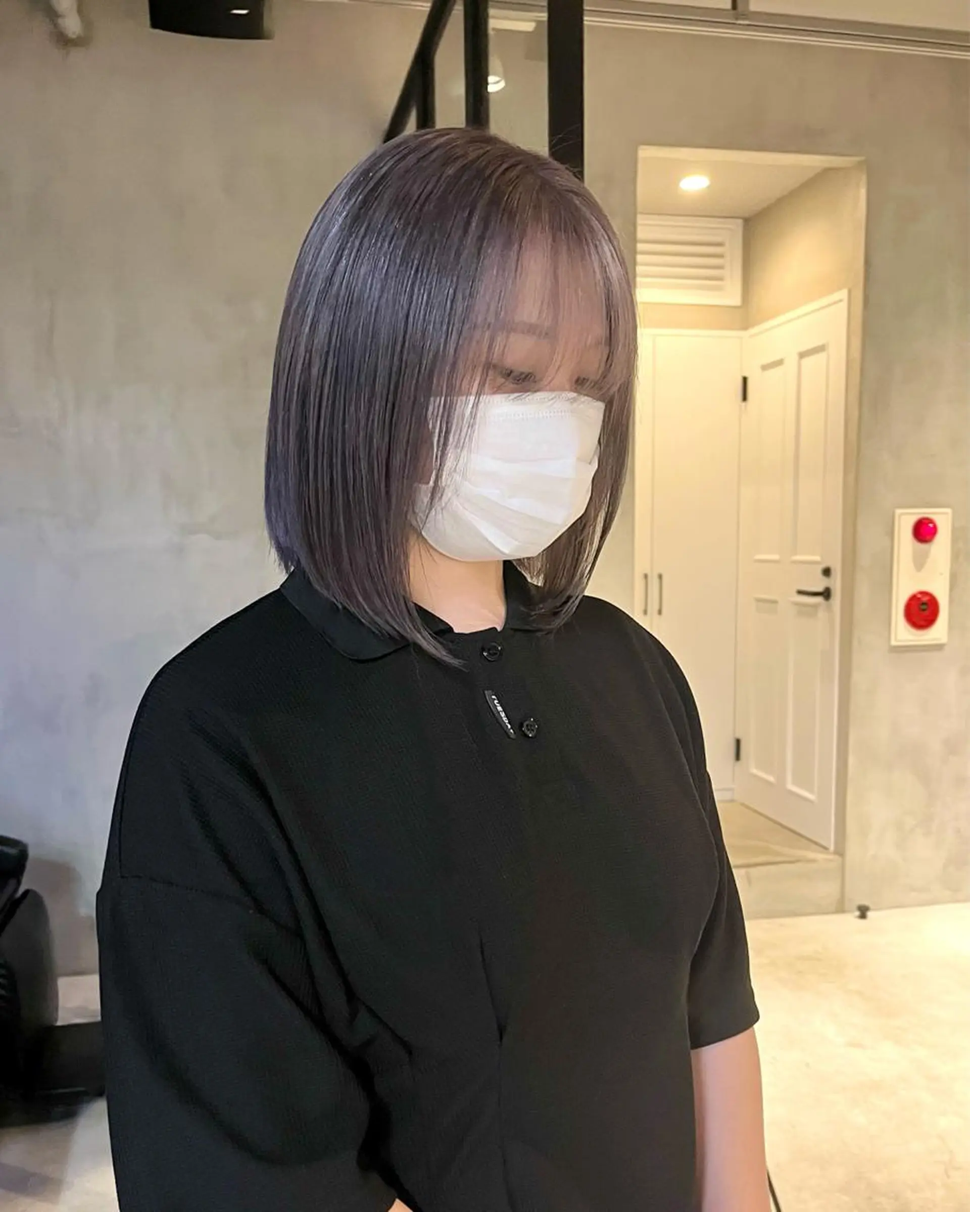 カラー バイオレットカラー カット 縮毛矯正 ボブ/ミディ/ロング 特化/芳野りんかのヘアスタイル