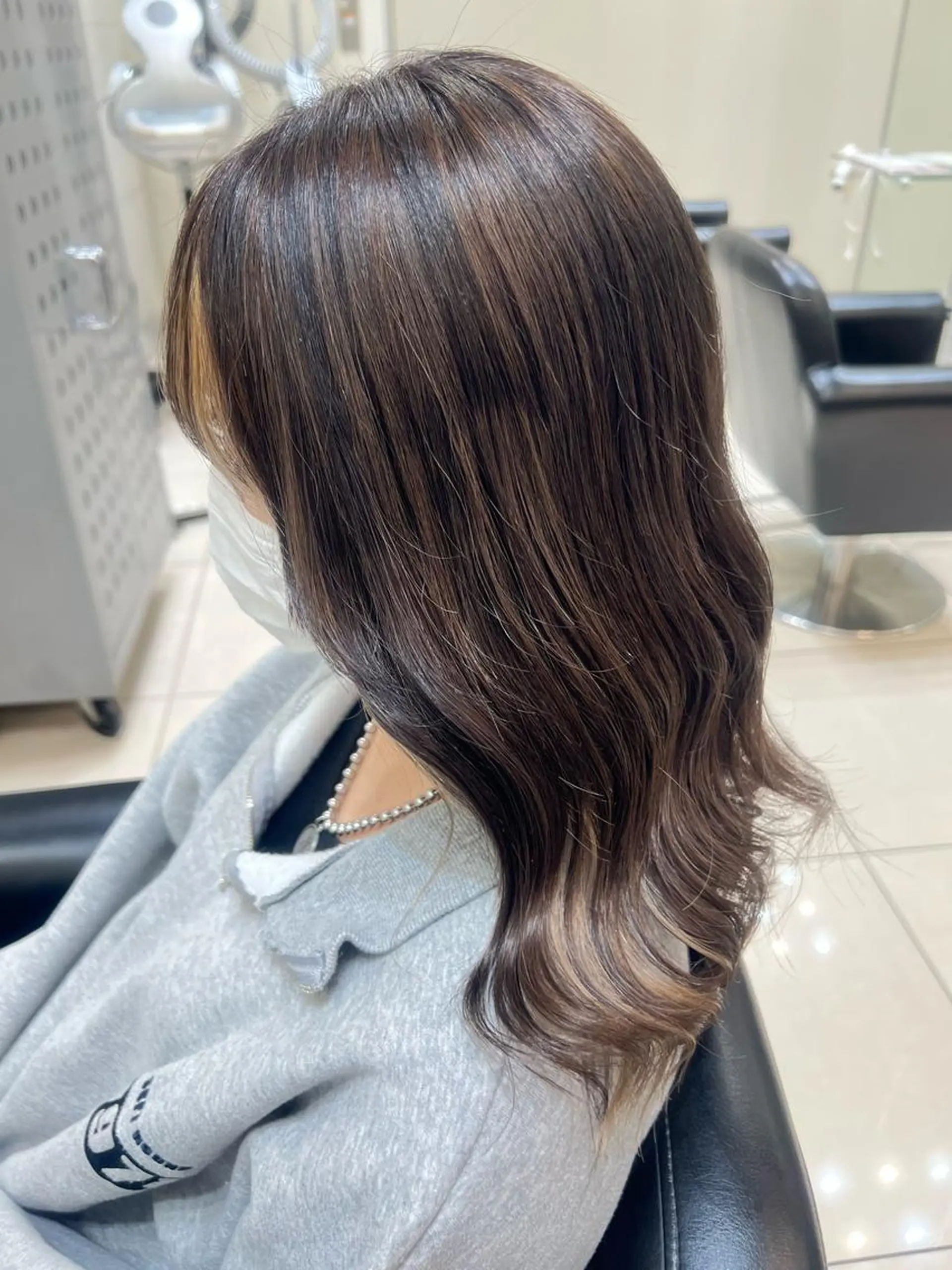 ミディアム カラー ヘアカラー トリートメント Ruset所属・ハイトーン/ボブ特化 /美髪矯正/SOMAのヘアスタイル