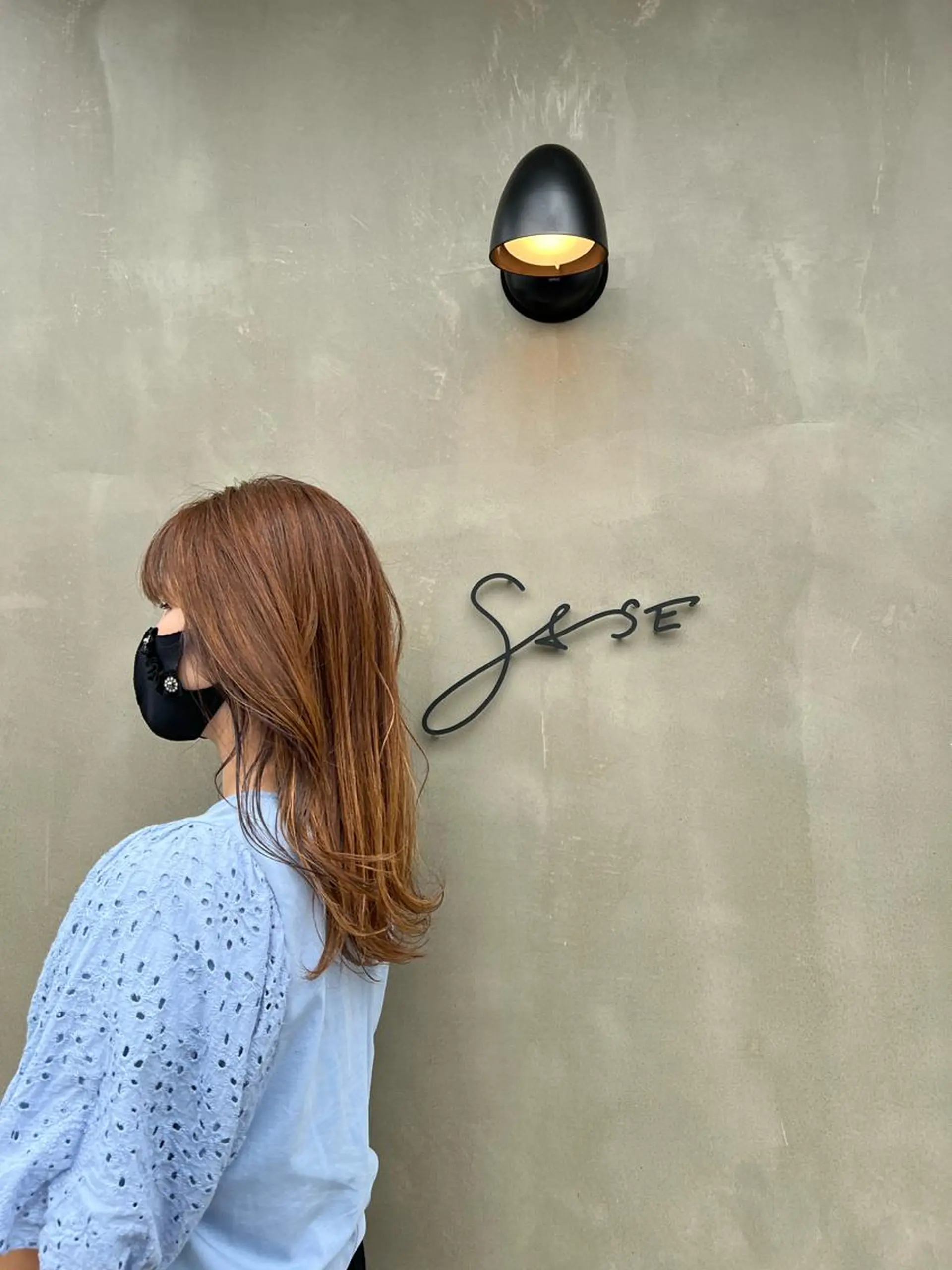 ロング アッシュ ハイライト 髪質改善 🌼あんなtrend color🌼のヘアスタイル