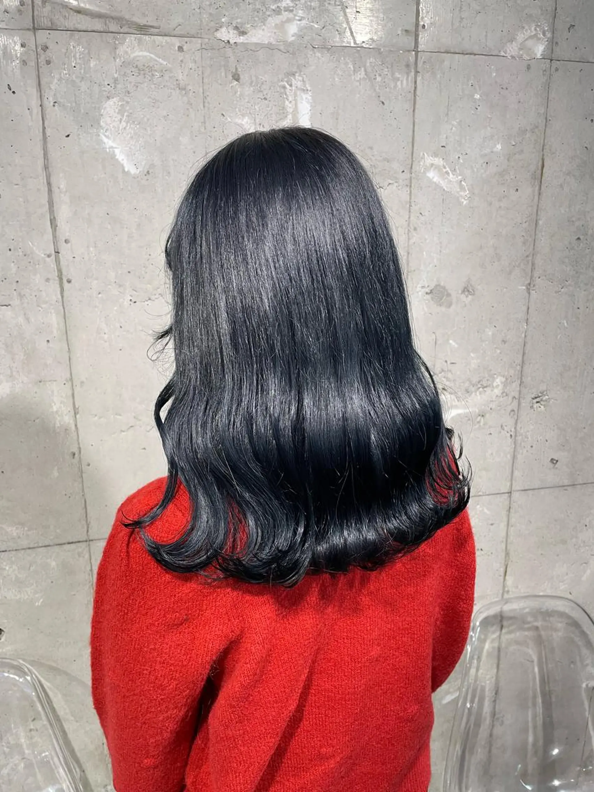 ロング カラー カット ヘアカラー トリートメント ヘアセット I'S.横浜所属・赤み消しカラー 🍀JUNKIのヘアスタイル