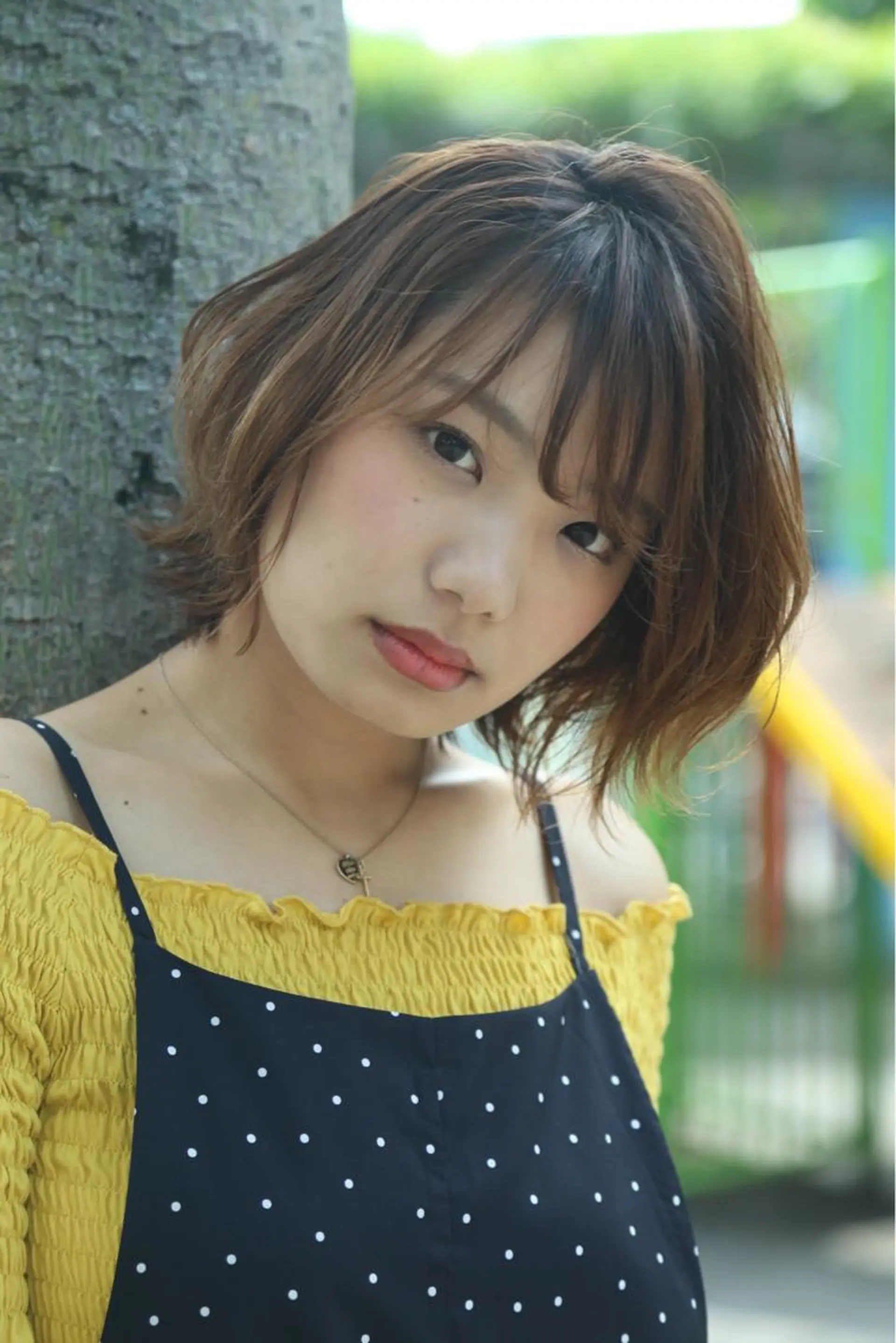 ミディアム オーストヘアージジ所属・TAI透明カラー 柔らかい縮毛矯正のヘアスタイル