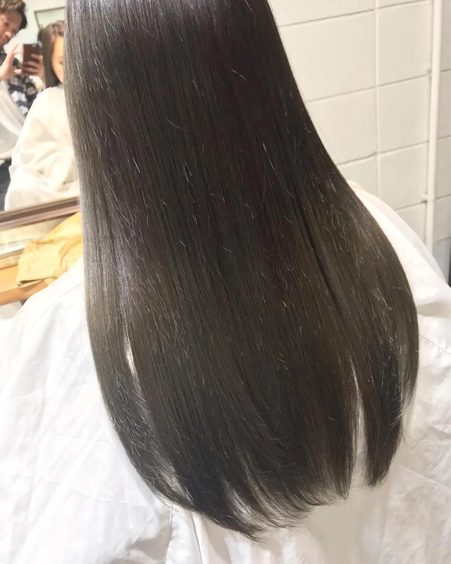 ロング カラー パーマ ヘアアレンジ メンズ キッズ 透明感カラー トリートメント Forest. -髪質改善-のヘアスタイル