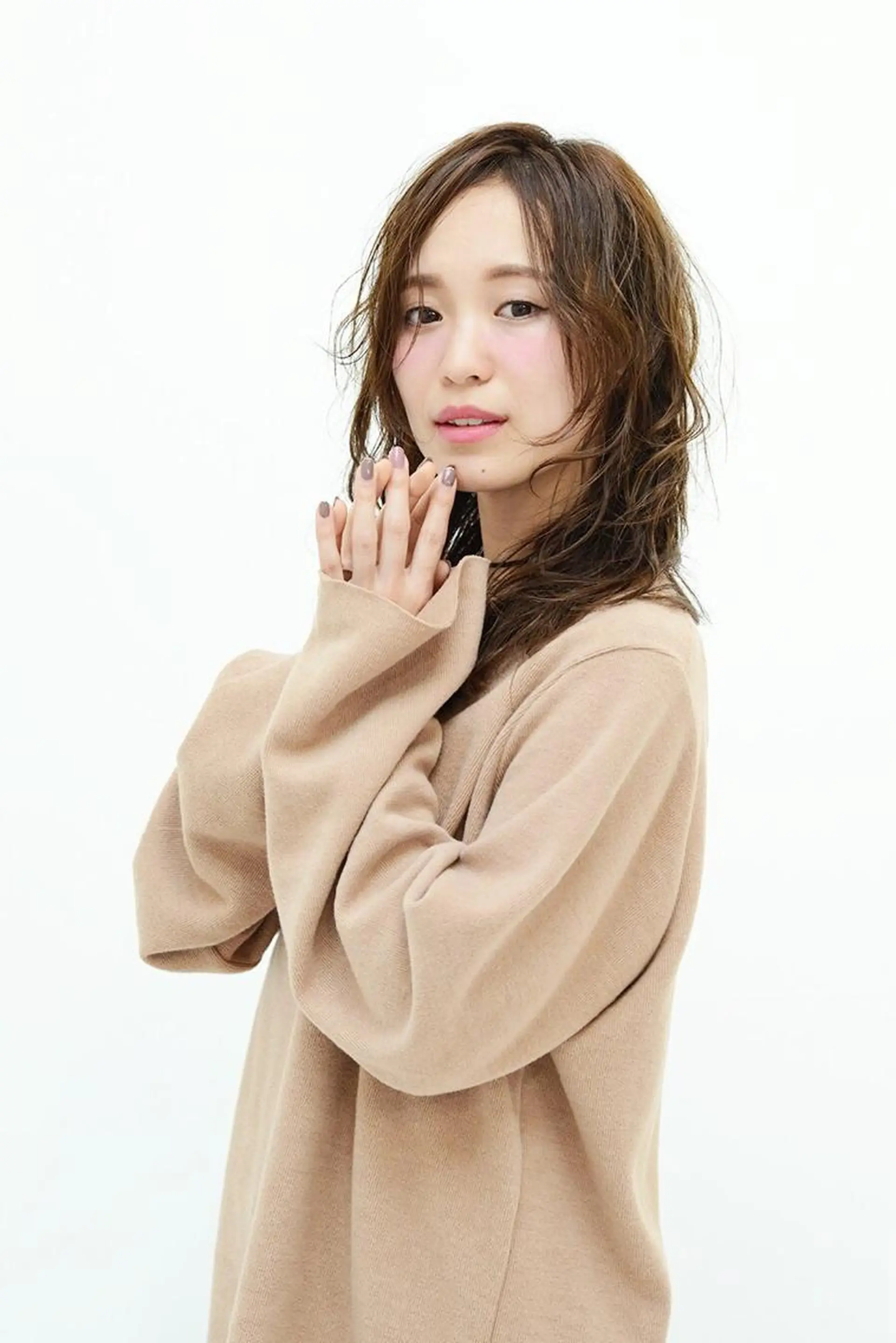 セミロング カラー パーマ 北川 大輔のヘアスタイル