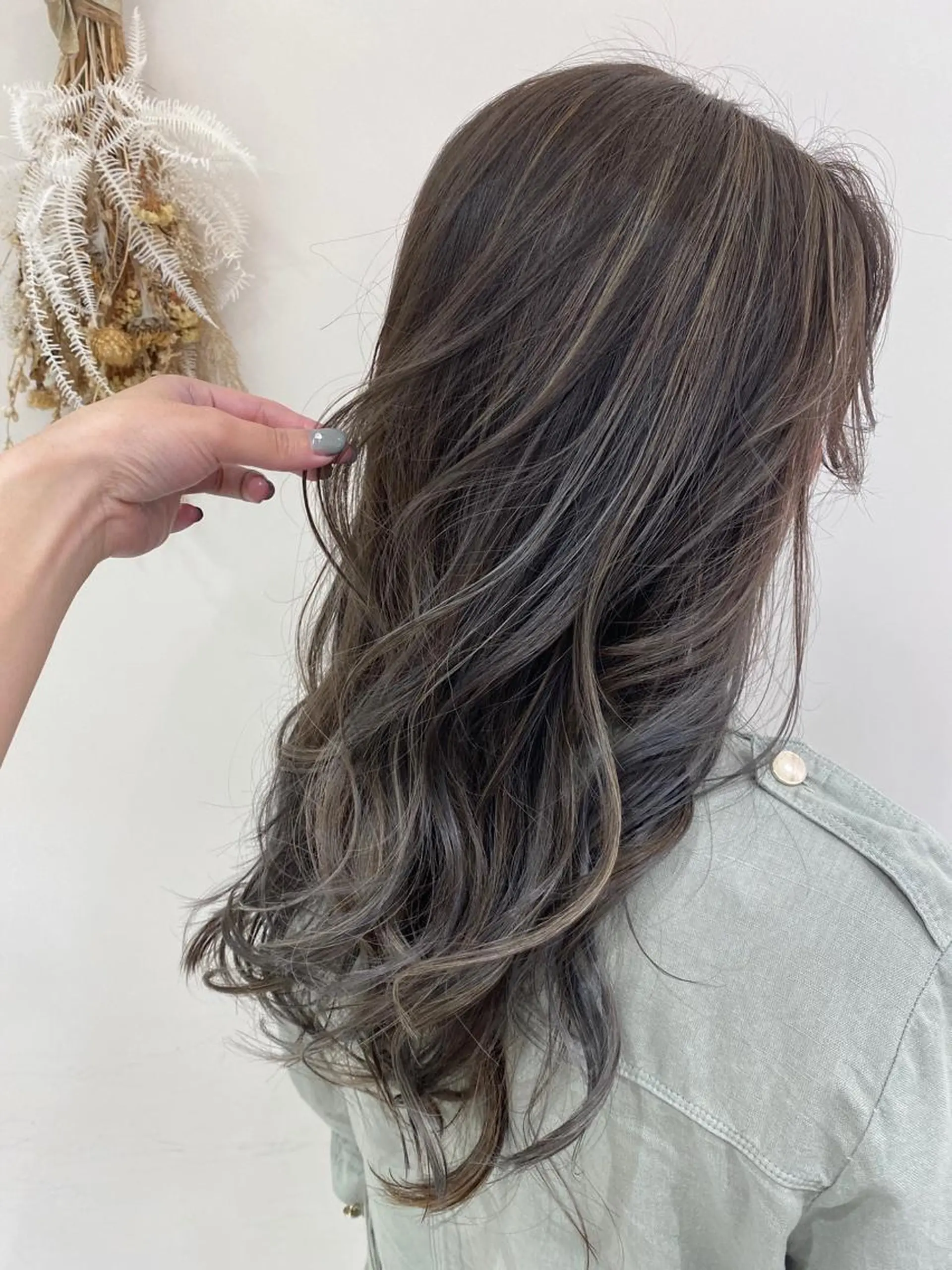 ロング カラー カット ヘアカラー marju銀座 マージュギンザのヘアスタイル