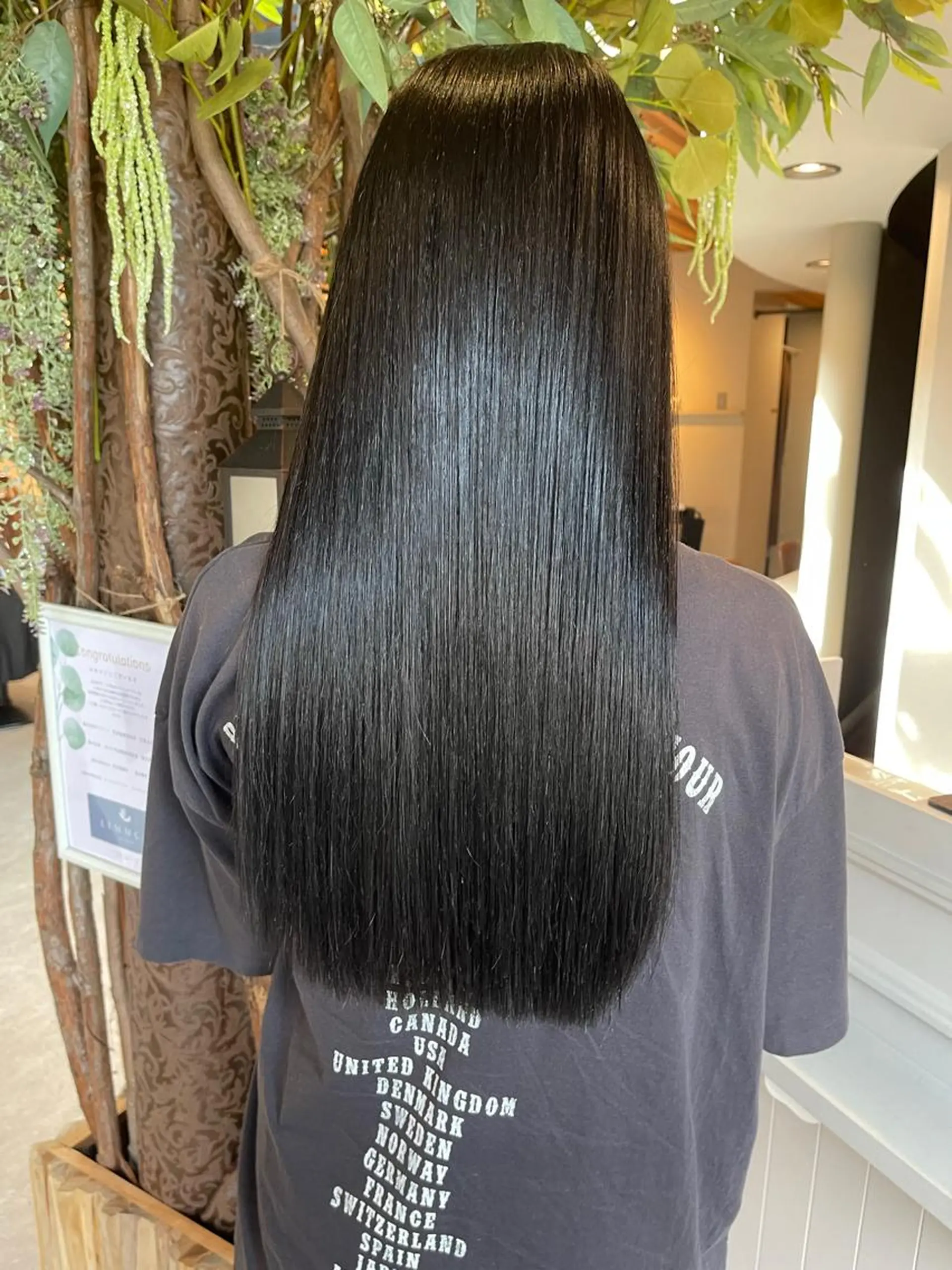 ロング カット 縮毛矯正 トリートメント hyphen《ハイフン》所属・市村 香多のヘアスタイル