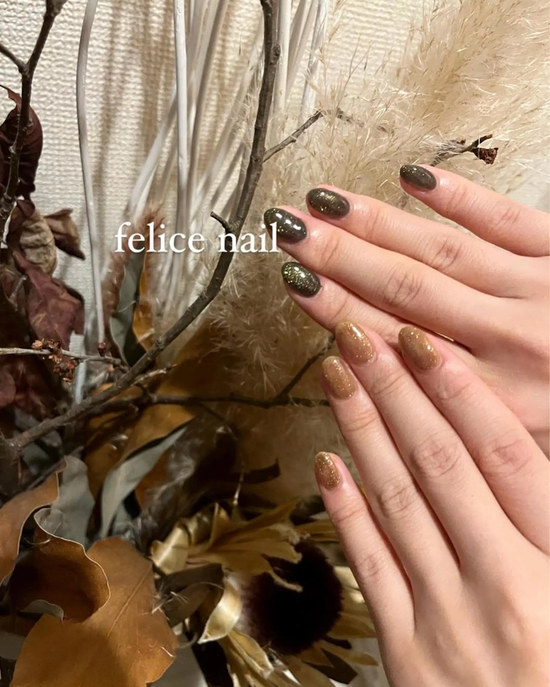 ネイル マグネットネイル felice nailのネイルデザイン