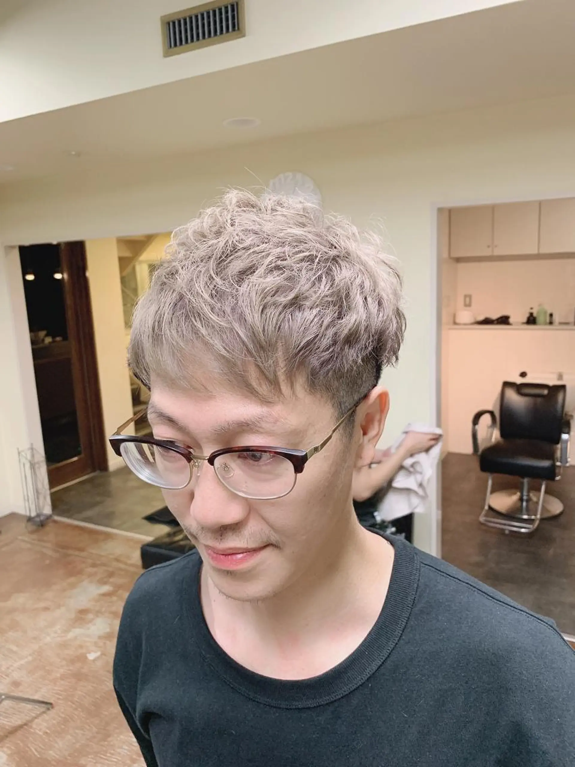 メンズ 大人レイヤー ヨシミカズヤのヘアスタイル