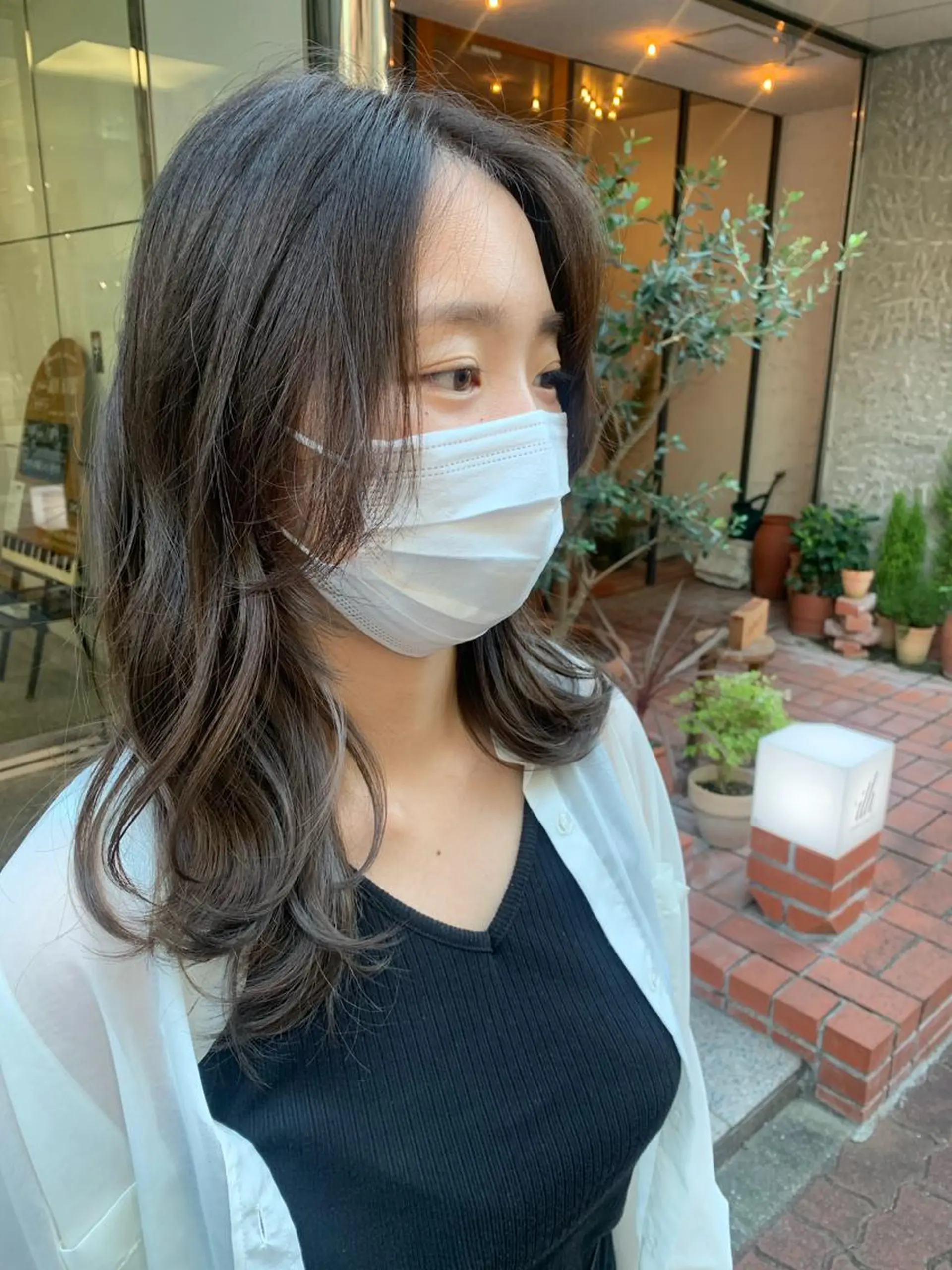 セミロング エギョモリ mono.所属・南茨/ヘッドスパ /カット/momoのヘアスタイル