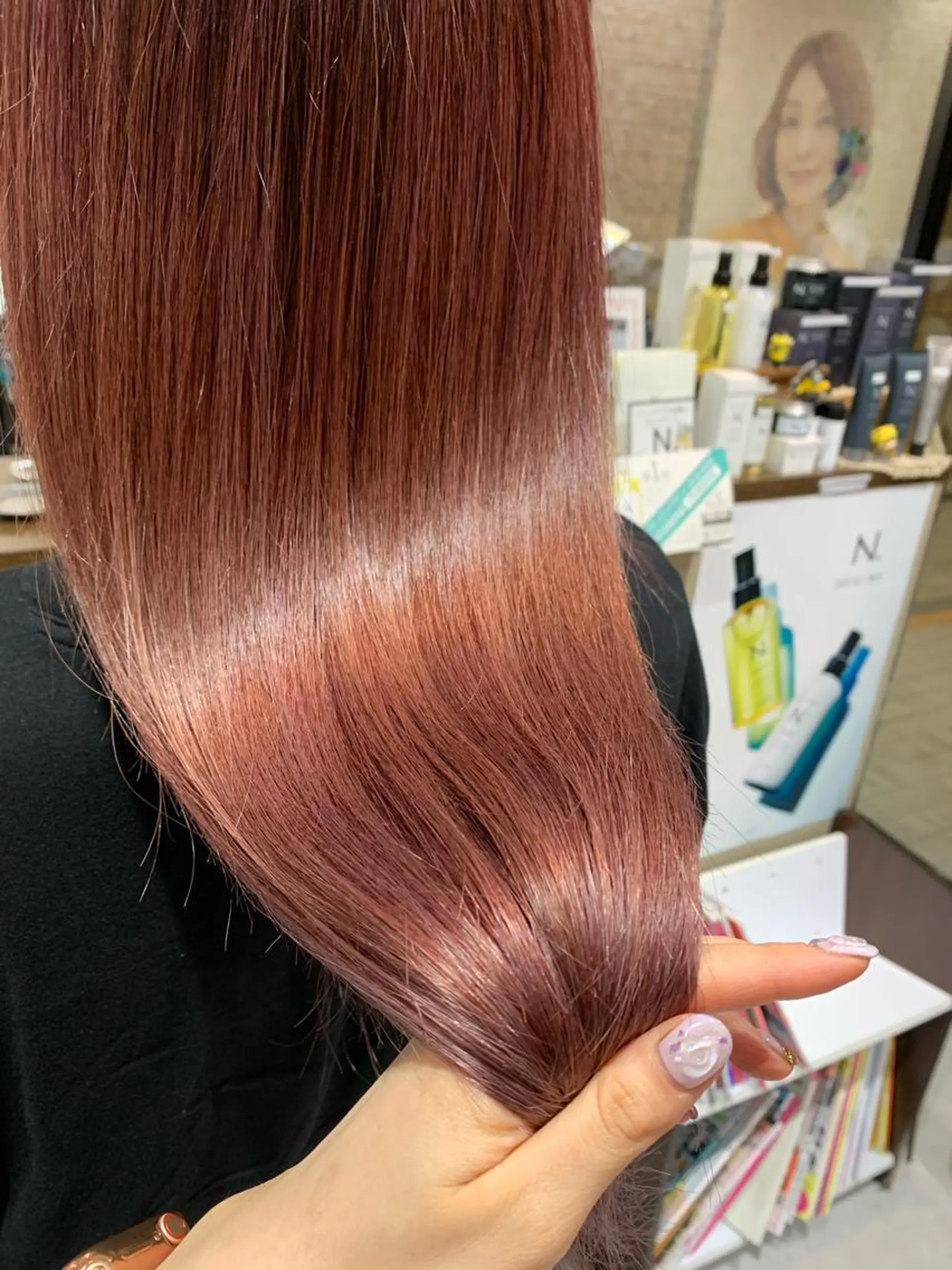 ロング カラー ヘアアレンジ ヘアカラー トリートメント 近藤千翔🩵 髪質改善Periodのエステ・リラクイメージ