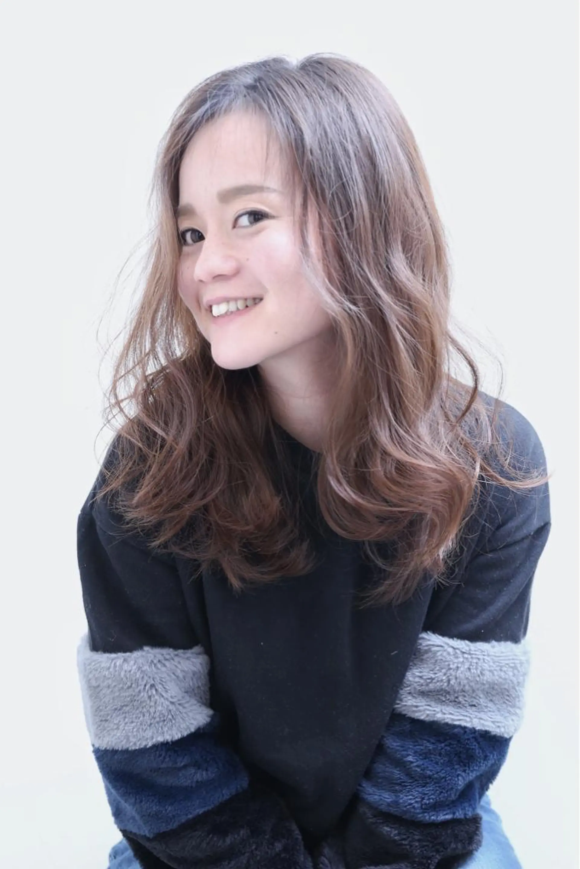 ロング カラー イルミナカラー ヘアカラー トリートメント 髪質改善/イルミナ/ 城崎のヘアスタイル