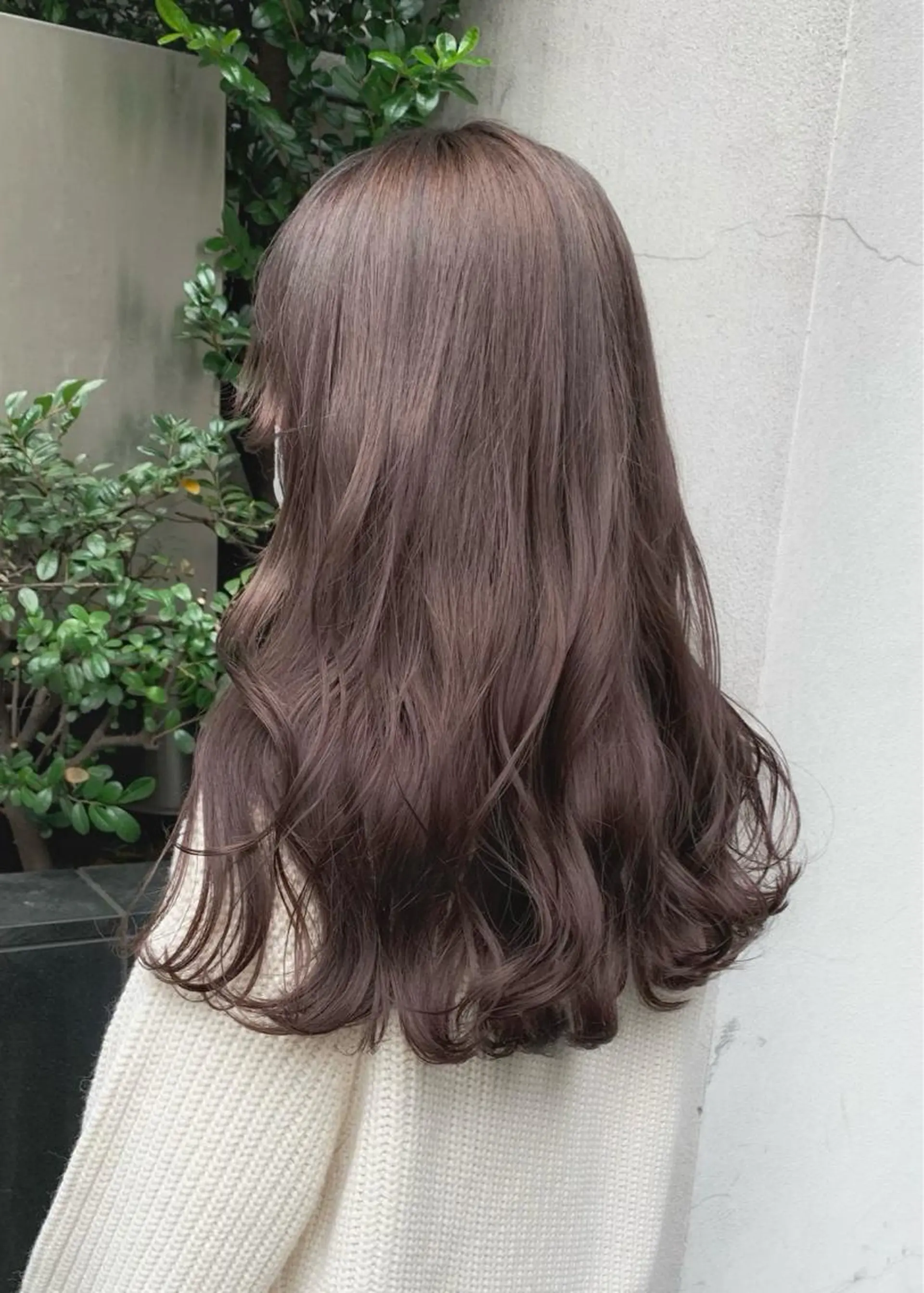 セミロング カラー ブリーチ グレージュ ブリーチなしカラー ヘアカラー トリートメント LUMO所属・矢野 晃平のヘアスタイル