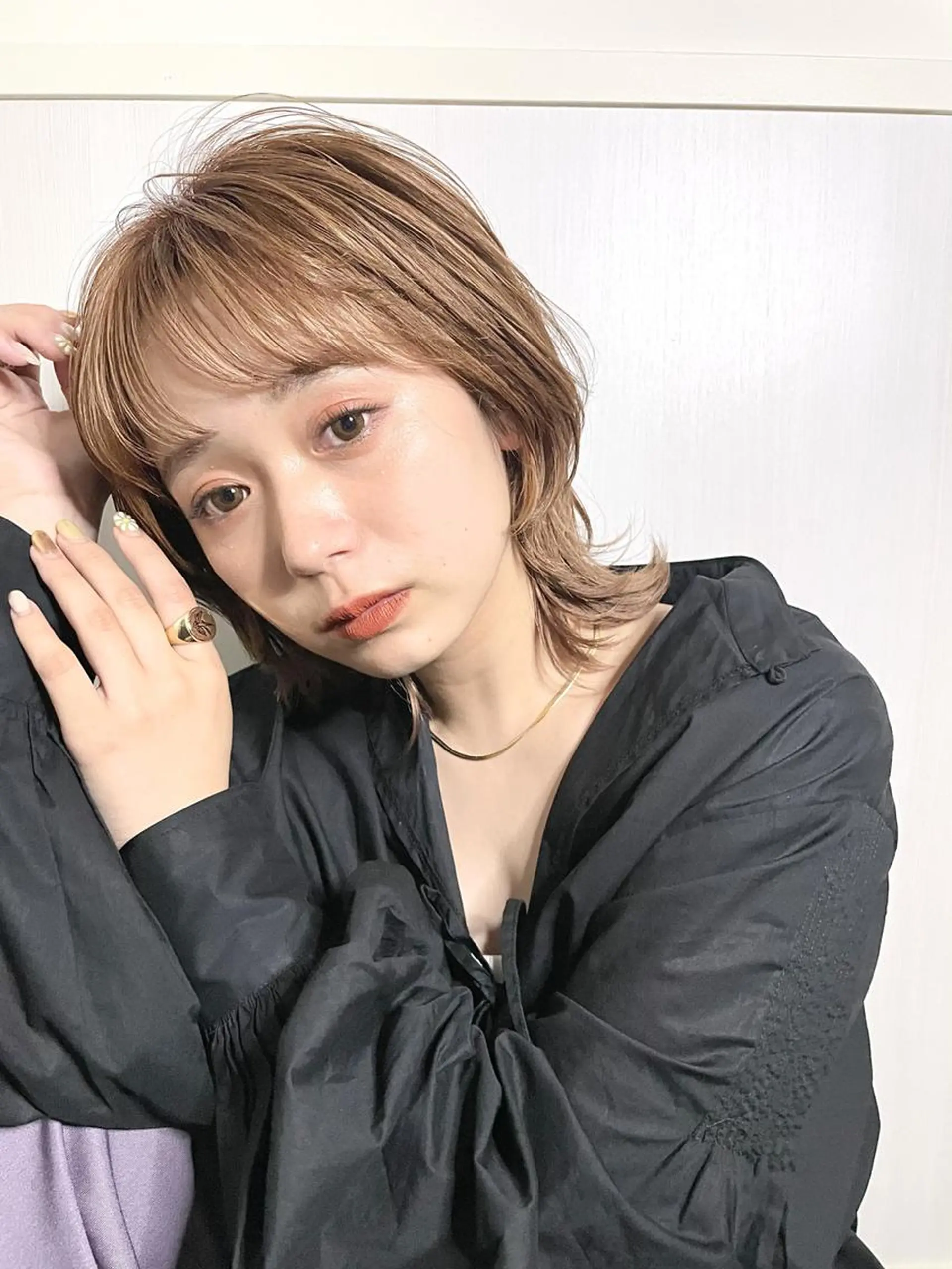 ショート カラー ショートヘア ウルフカット カット ヘアカラー NEOLIVE ROAのヘアスタイル