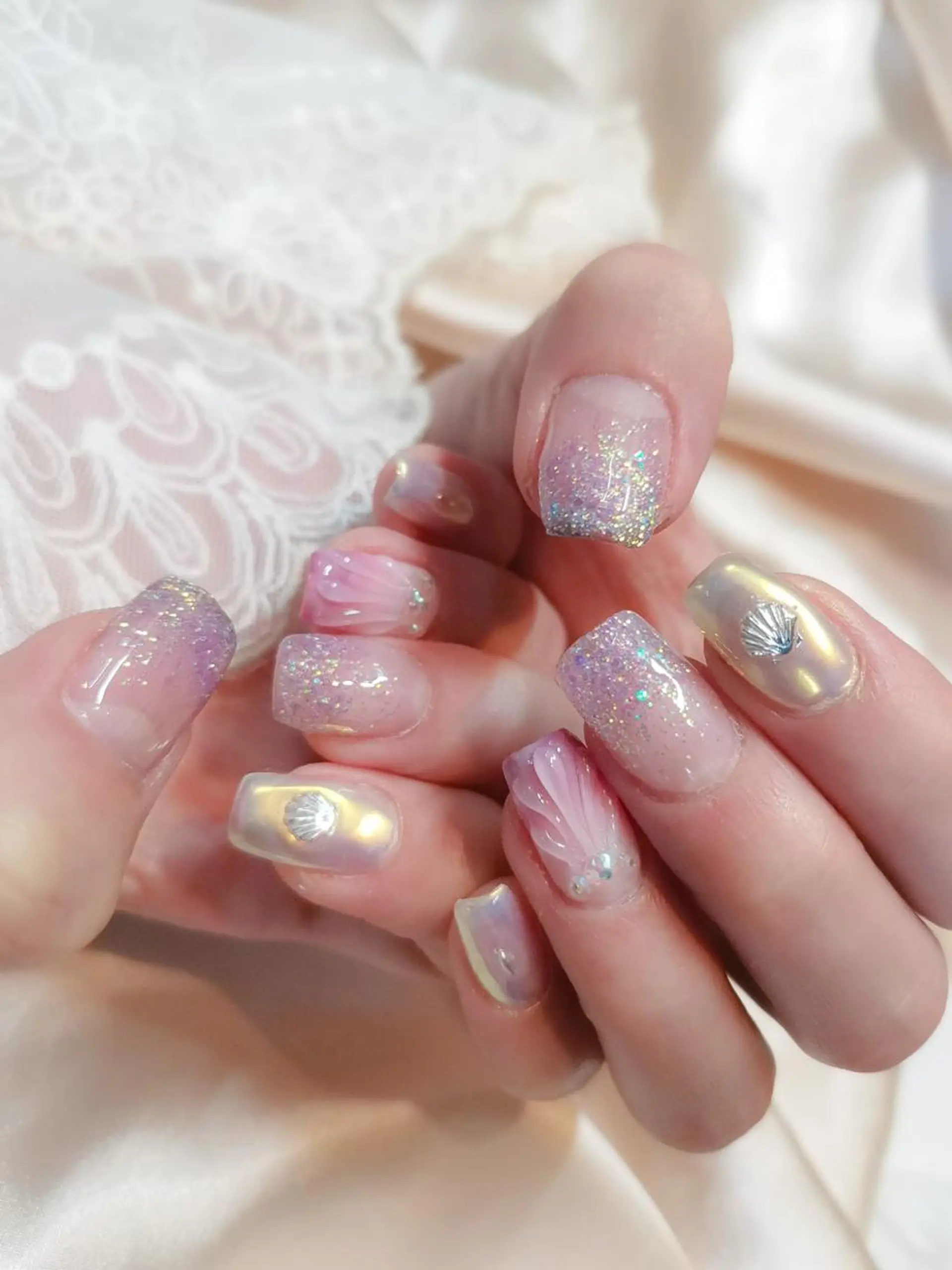 ネイル セミロング Be-style 　のネイルデザイン