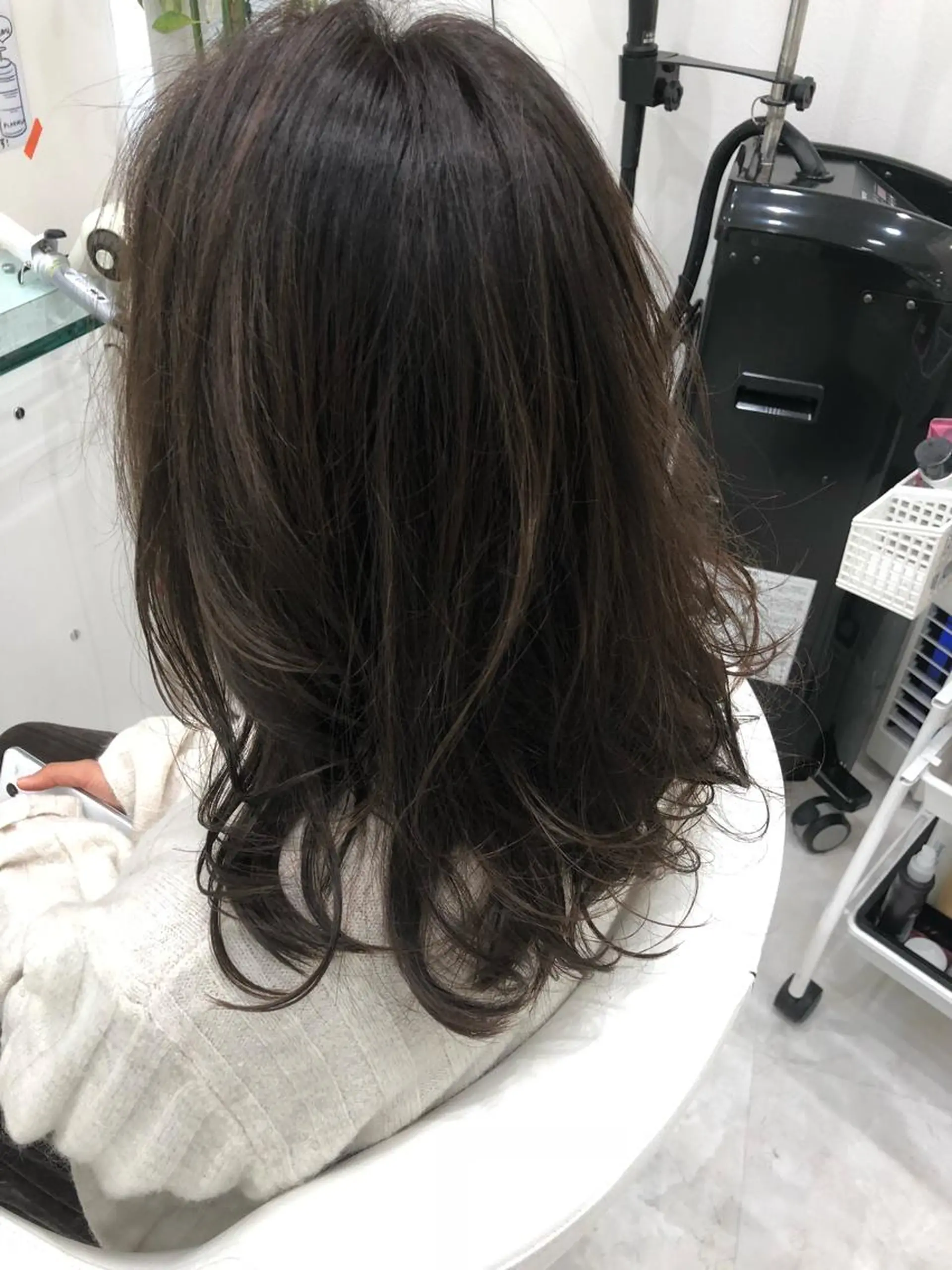 セミロング カラー アッシュ hair Freak所属・佐藤 祥太のヘアスタイル