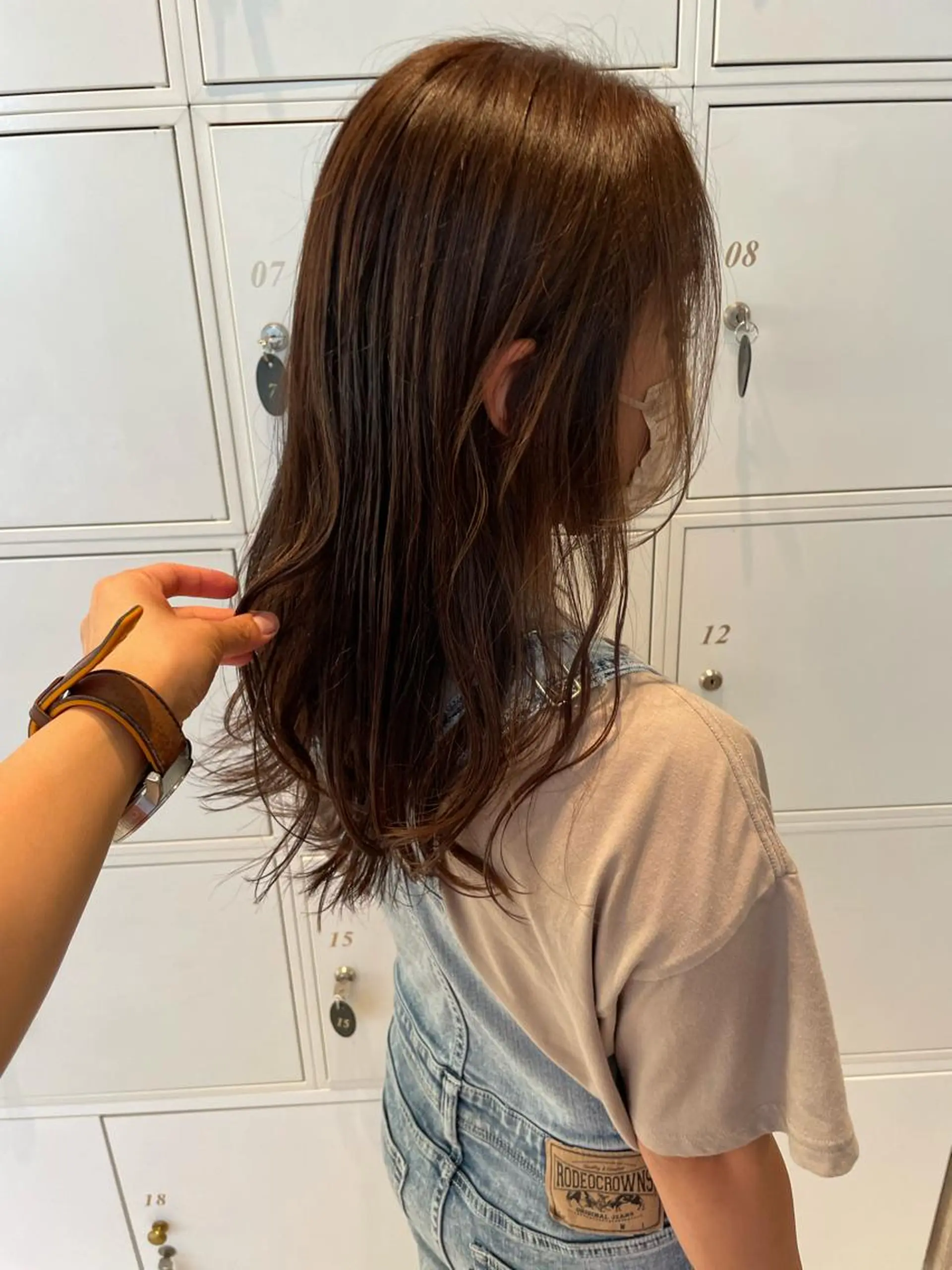 ロング カラー ミストバング  フェイスフレーミング 鶴岡で縮毛矯正なら お任せ！ハヤシナオミのヘアスタイル